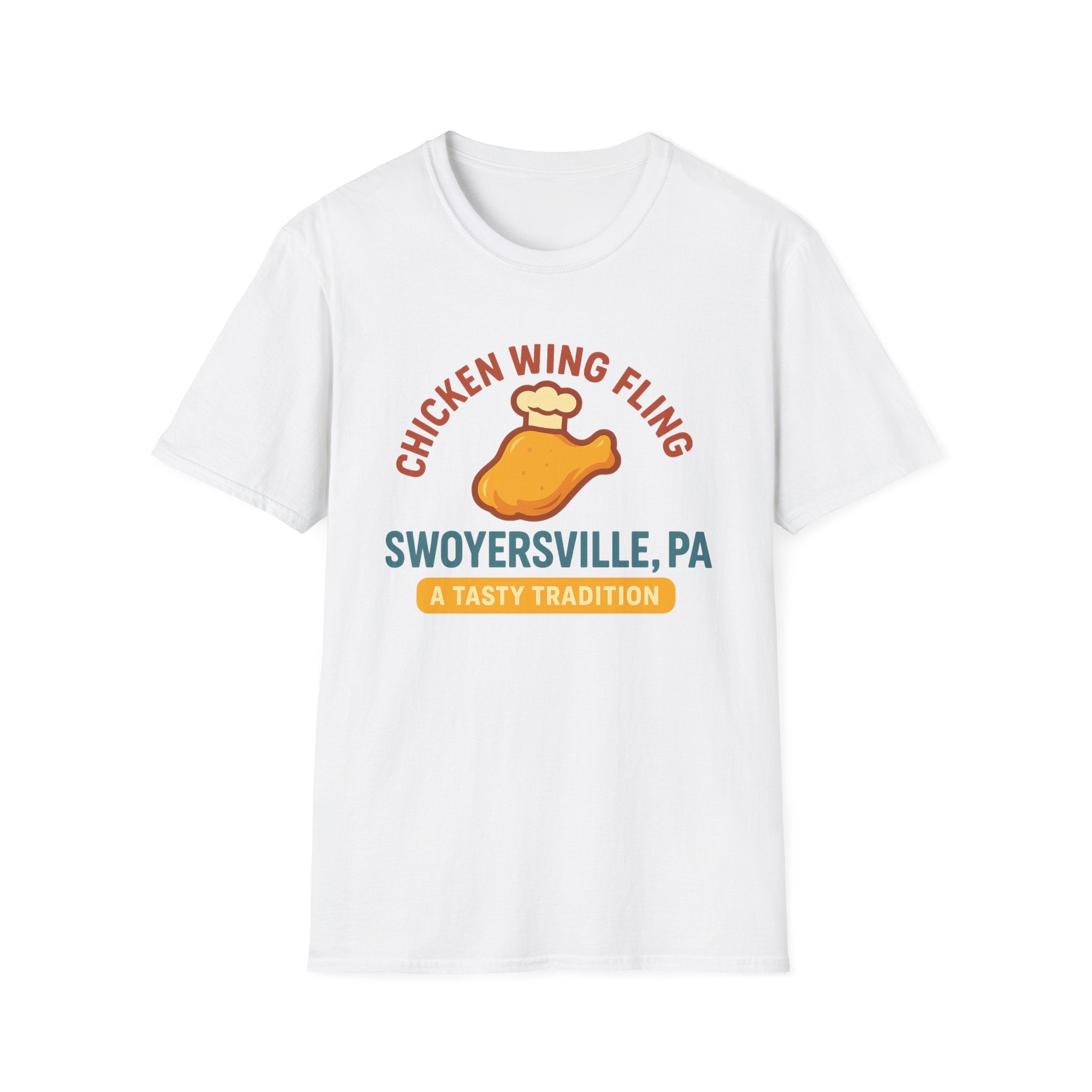 Retro Chicken Wing Fling T-Shirt | Swoyersville, PA