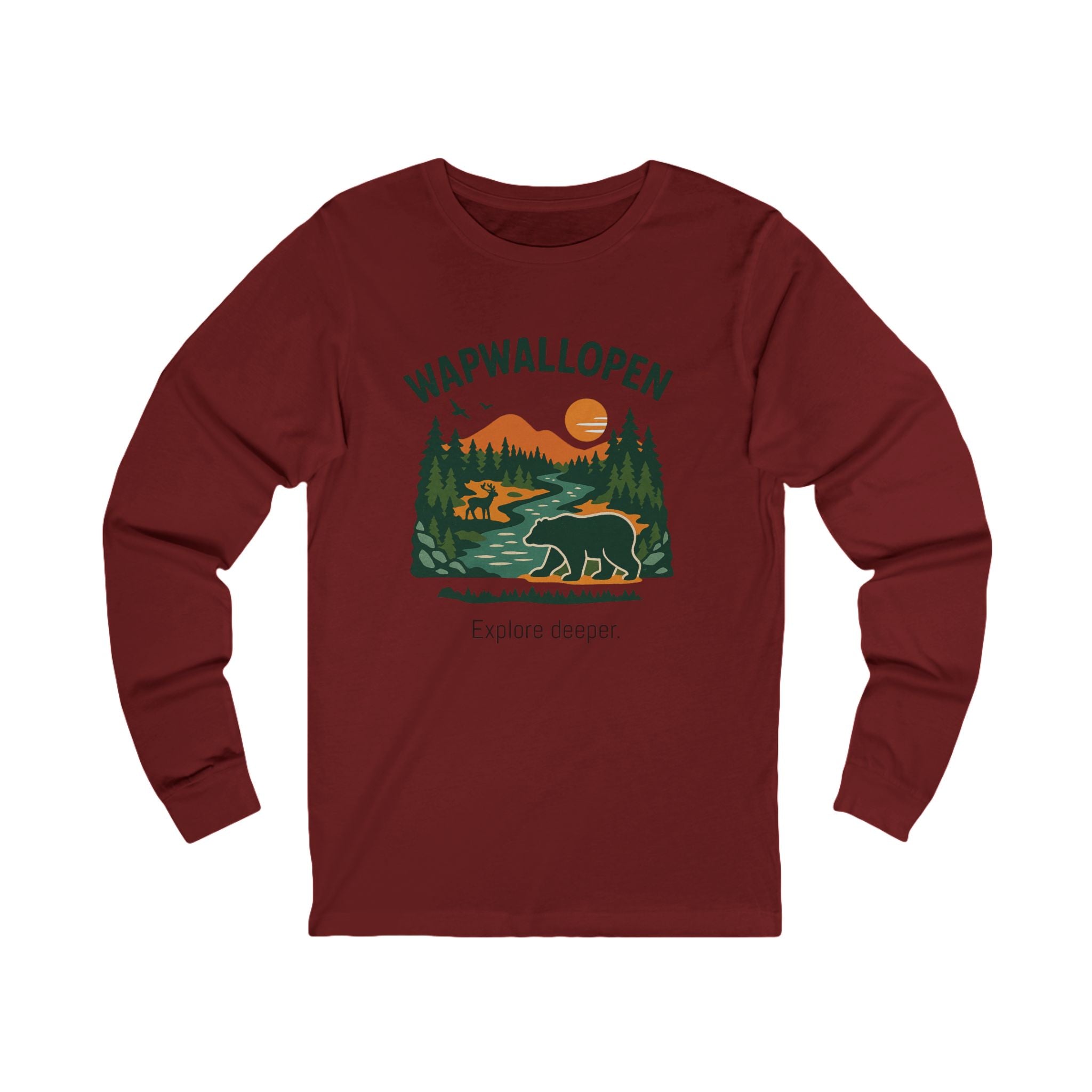 Wapwallopen PA Long Sleeve T-Shirt | NEPA Outdoor Tee