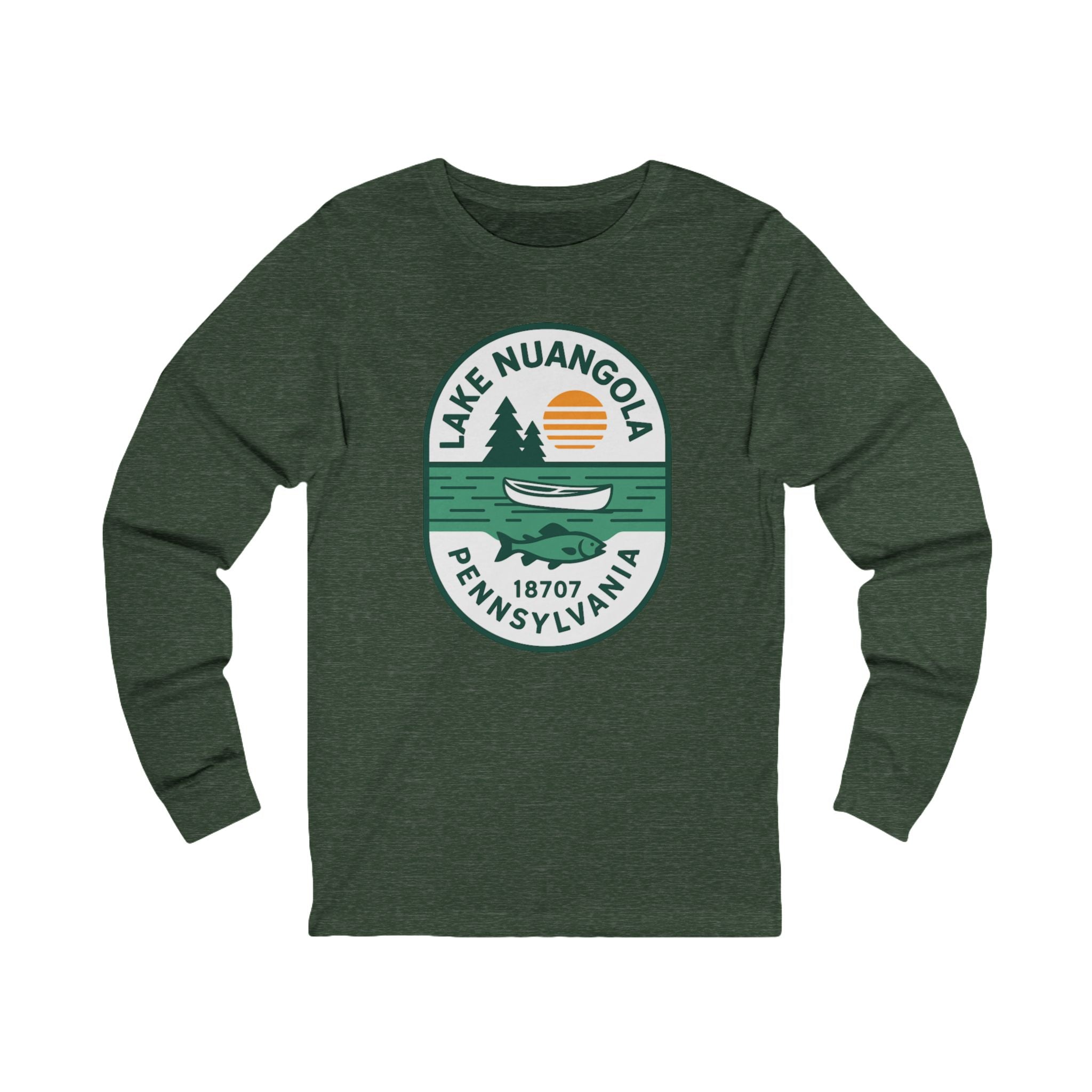 Lake Nuangola Long Sleeve | Mountain Top PA Lake Life Tee