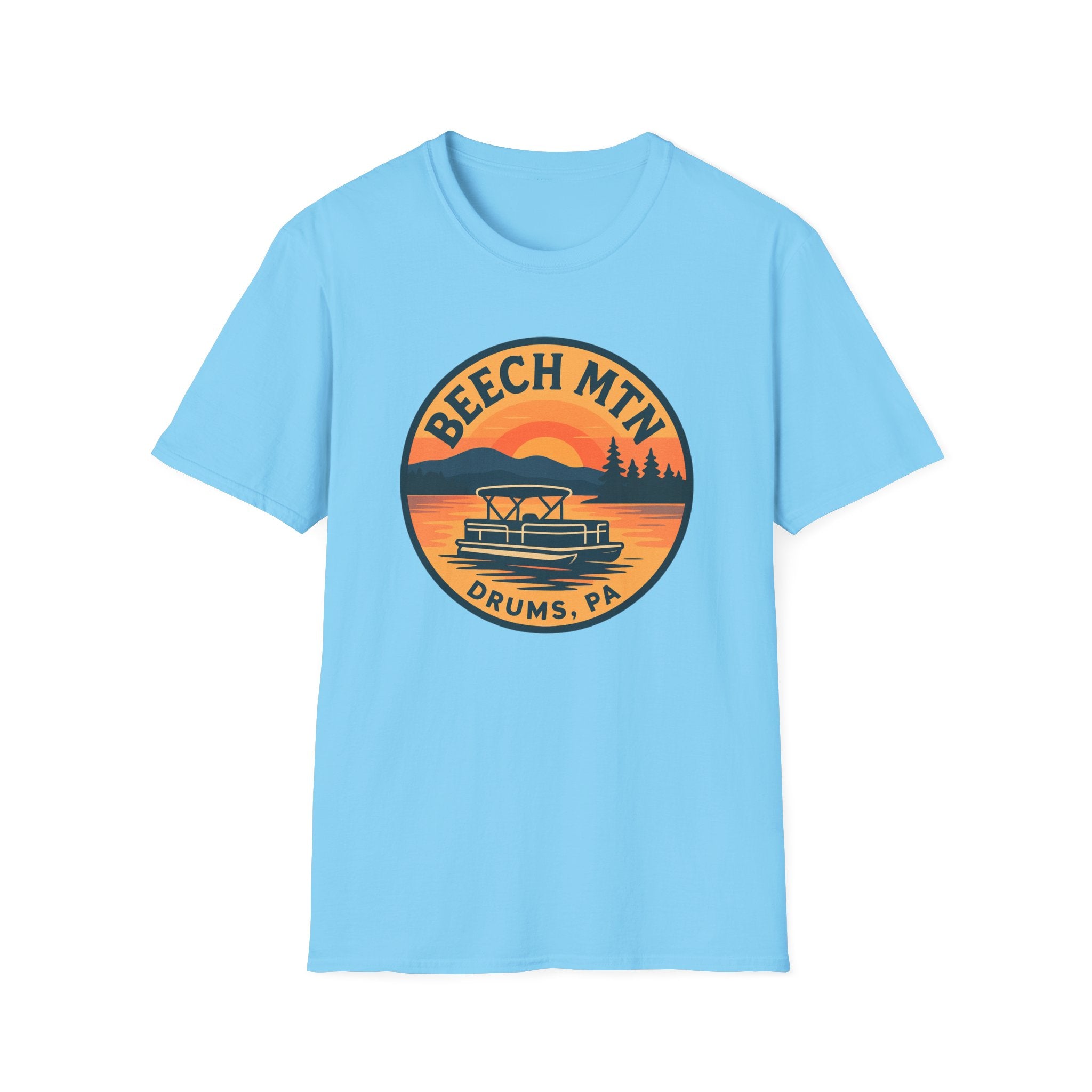 Beech Mountain T-Shirt | Unisex Softstyle Tee | Outdoor Adventure Apparel, Travel Gift, Summer Fashion, Nature Lover’s Shirt