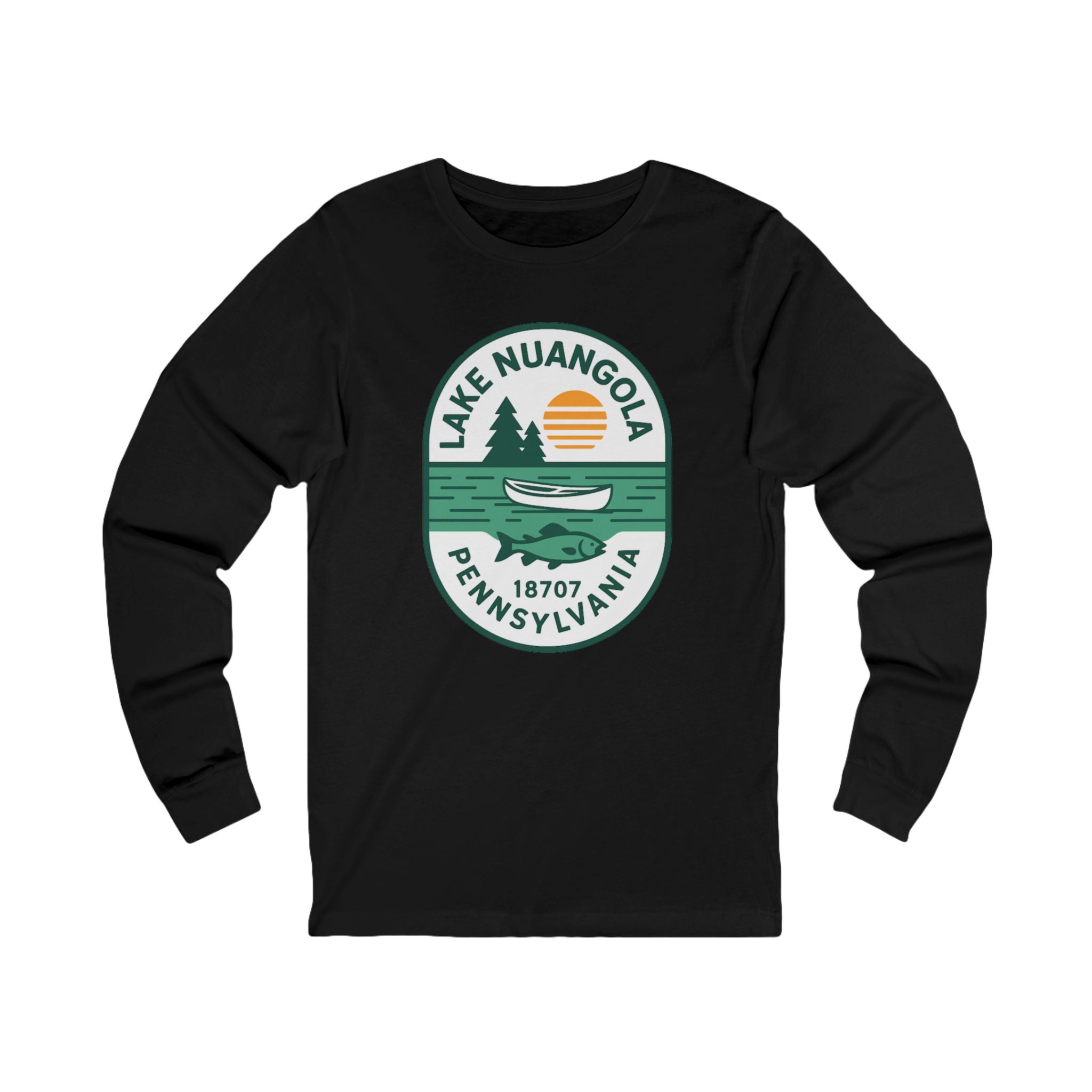 Lake Nuangola Long Sleeve | Mountain Top PA Lake Life Tee