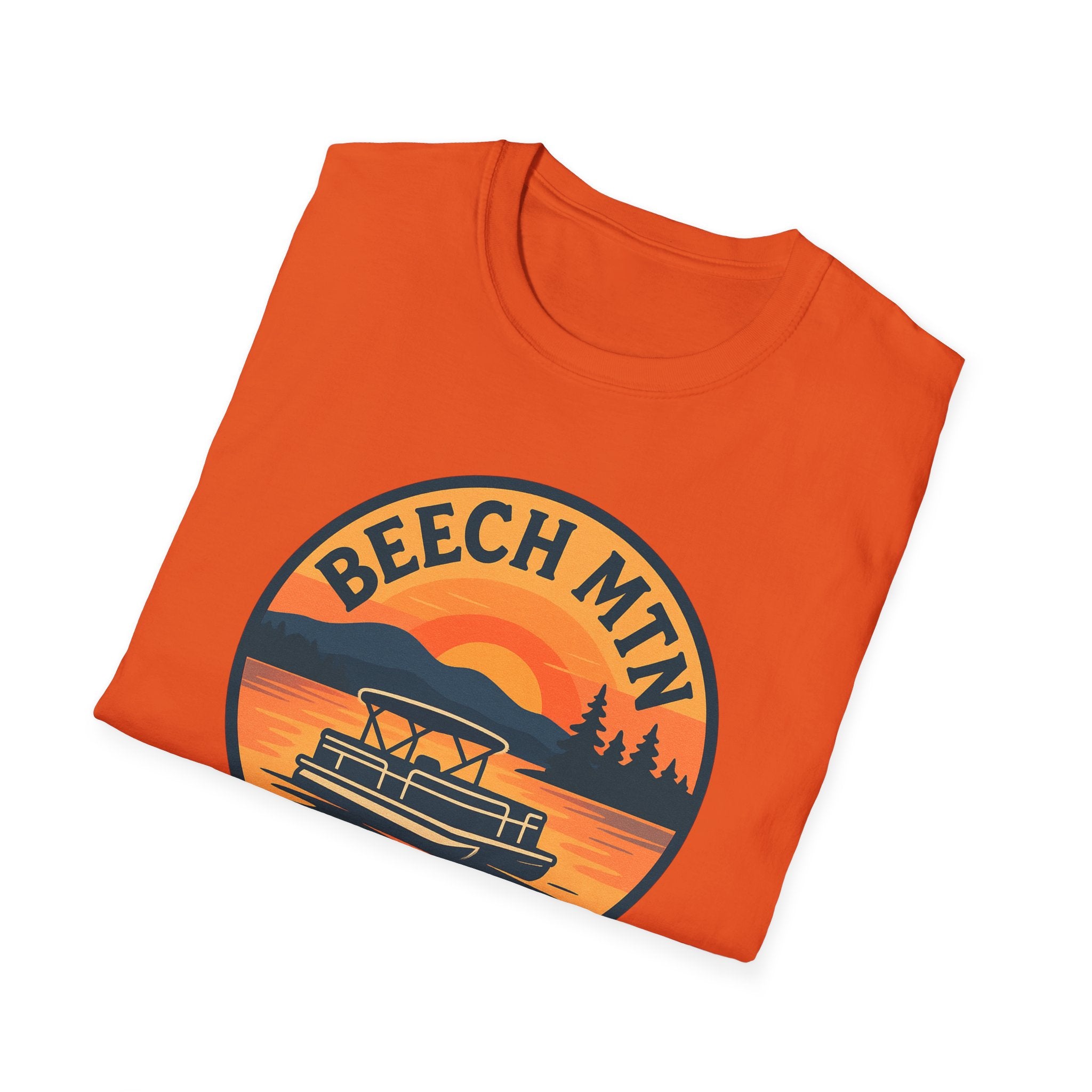 Beech Mountain T-Shirt | Unisex Softstyle Tee | Outdoor Adventure Apparel, Travel Gift, Summer Fashion, Nature Lover’s Shirt
