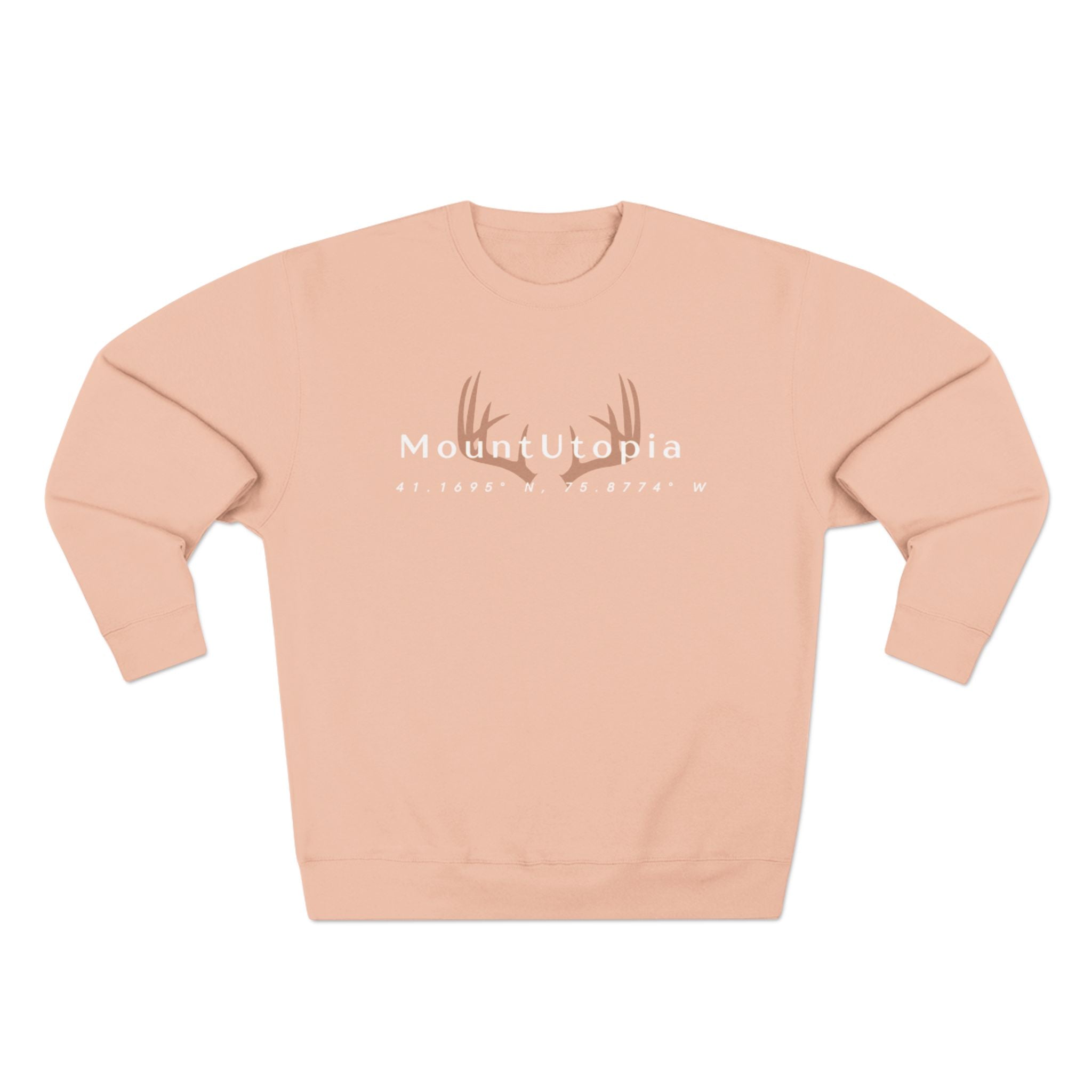 MountUtopia Antlers Crewneck Hoodie