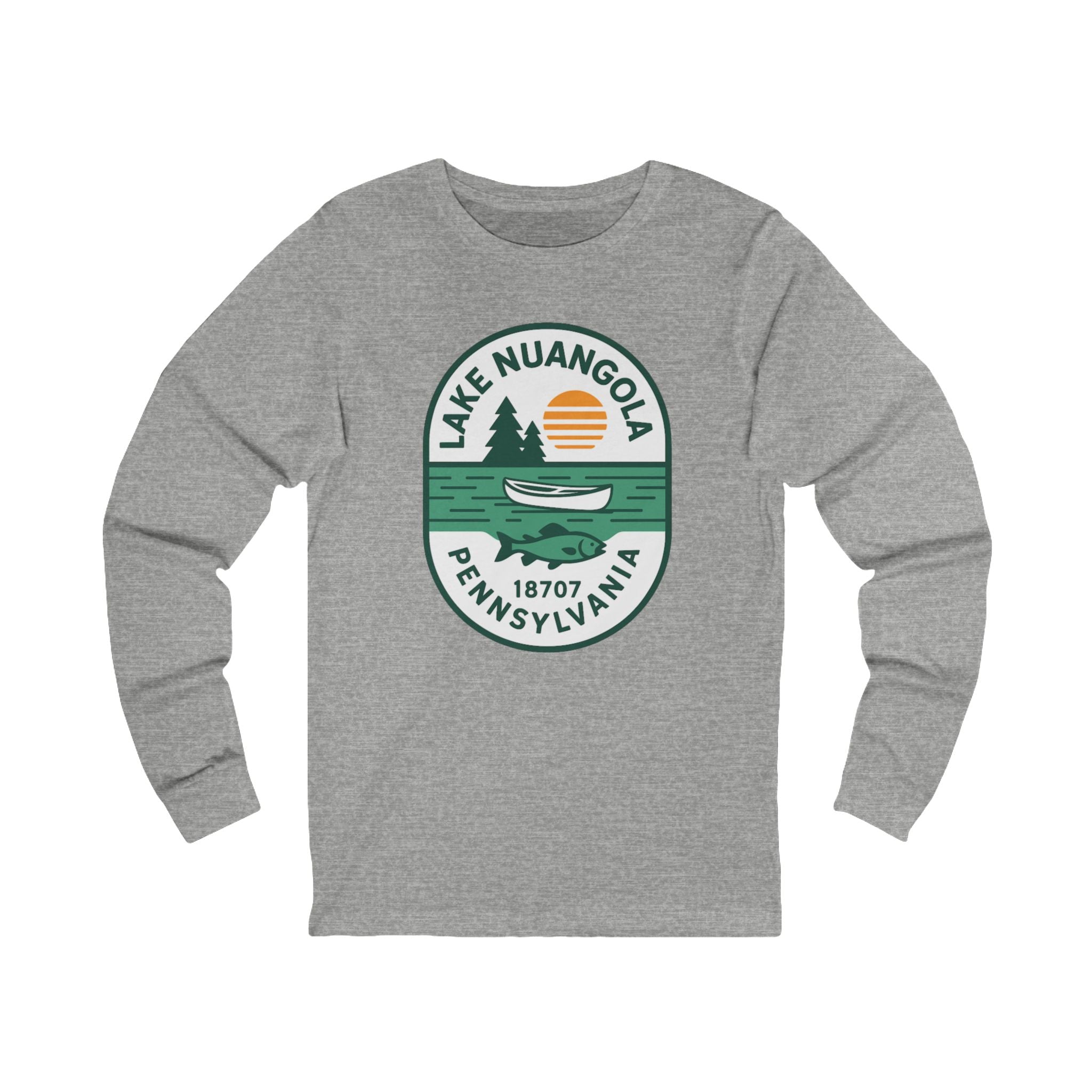 Lake Nuangola Long Sleeve | Mountain Top PA Lake Life Tee