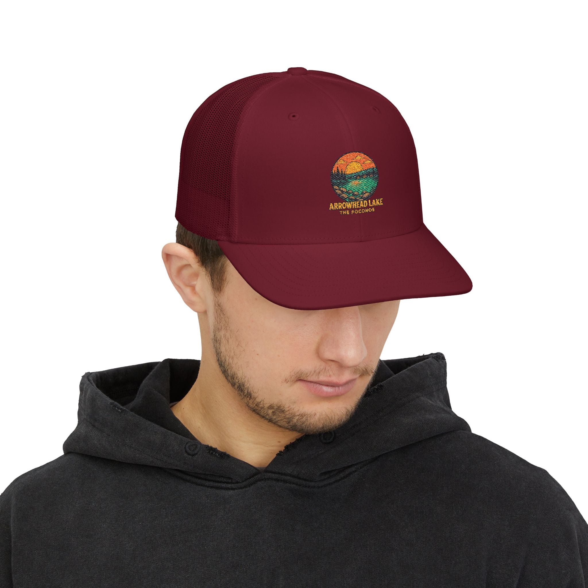 Arrowhead Lake Snapback Trucker Hat | Poconos Adventure Cap