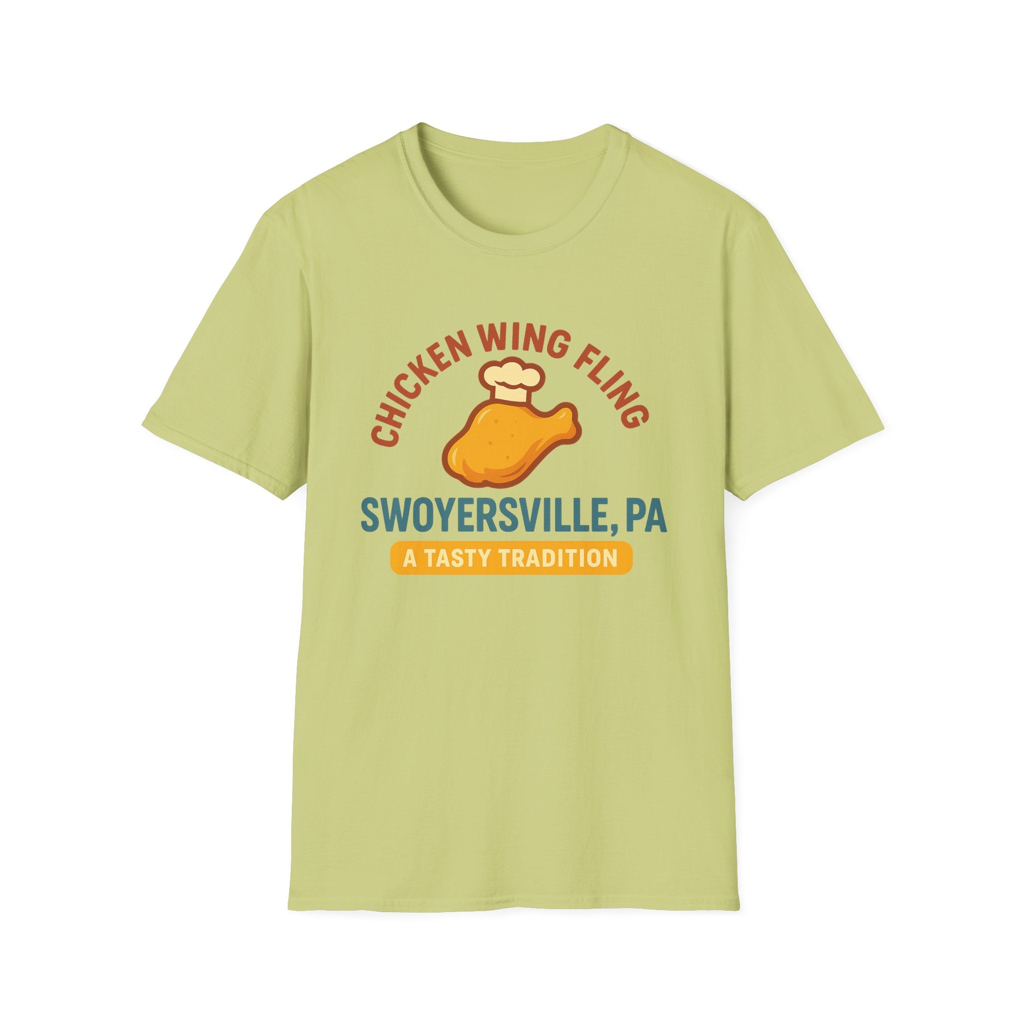 Retro Chicken Wing Fling T-Shirt | Swoyersville, PA