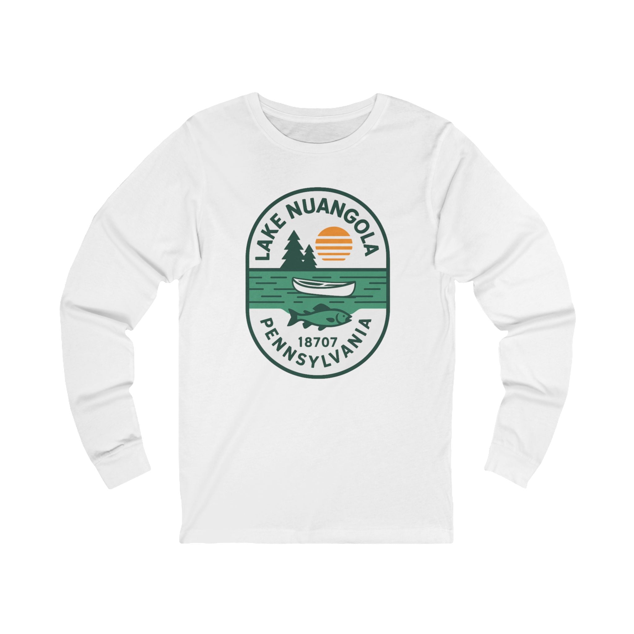 Lake Nuangola Long Sleeve | Mountain Top PA Lake Life Tee