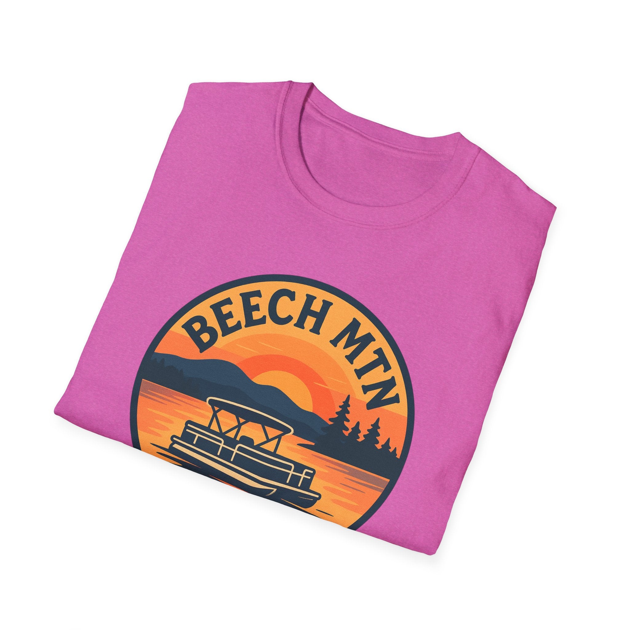 Beech Mountain T-Shirt | Unisex Softstyle Tee | Outdoor Adventure Apparel, Travel Gift, Summer Fashion, Nature Lover’s Shirt