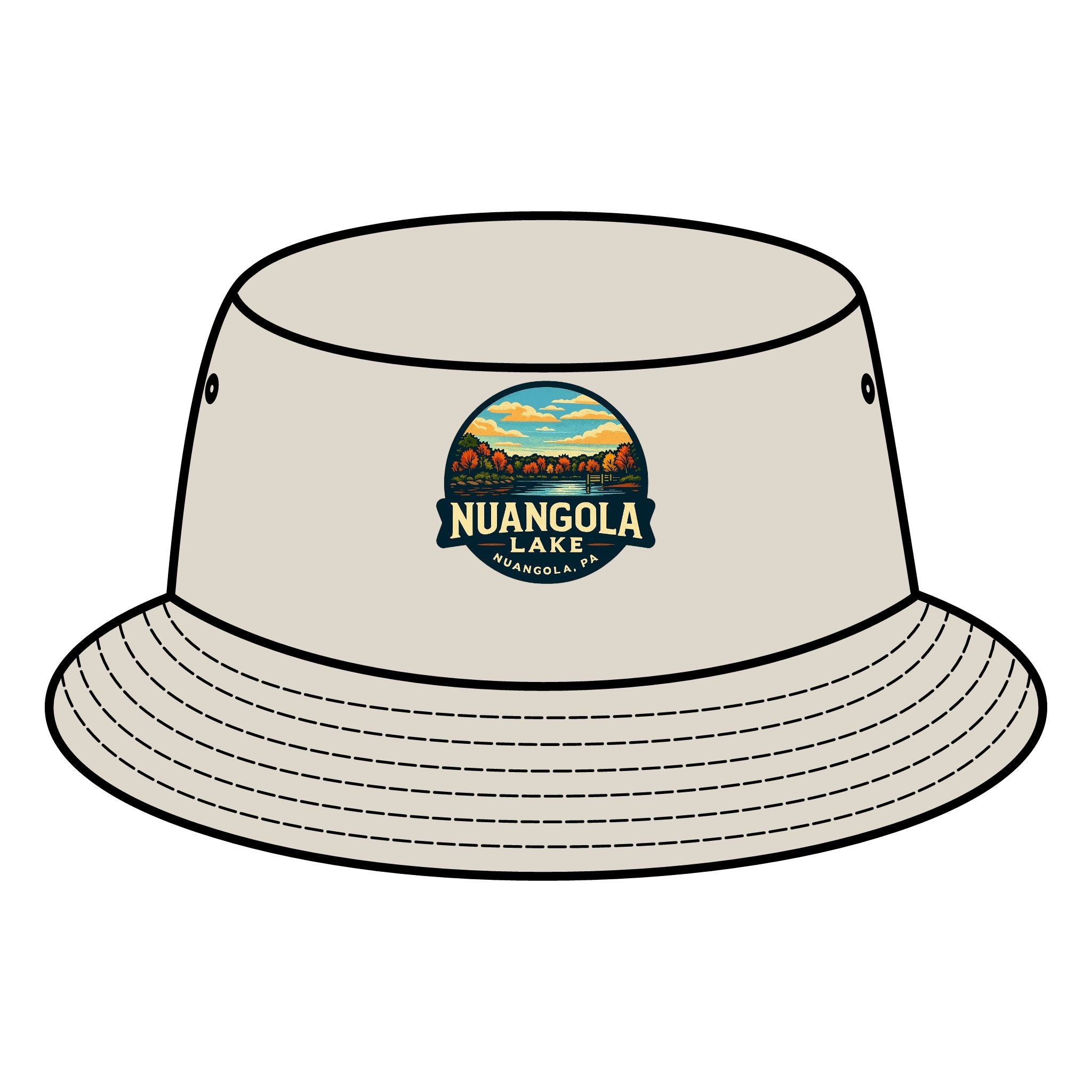 Lake Nuangola Bucket Hat | Fishing Hat