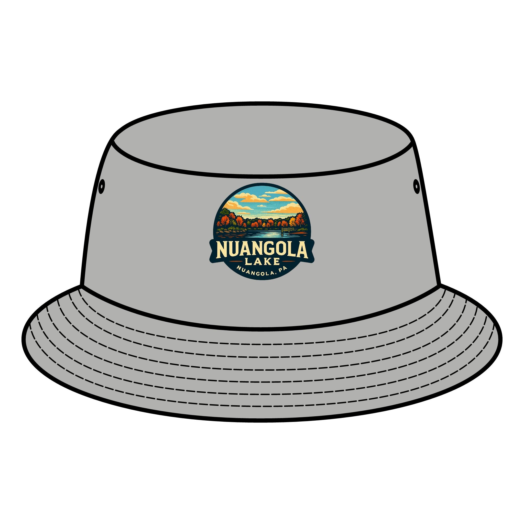 Lake Nuangola Bucket Hat | Fishing Hat
