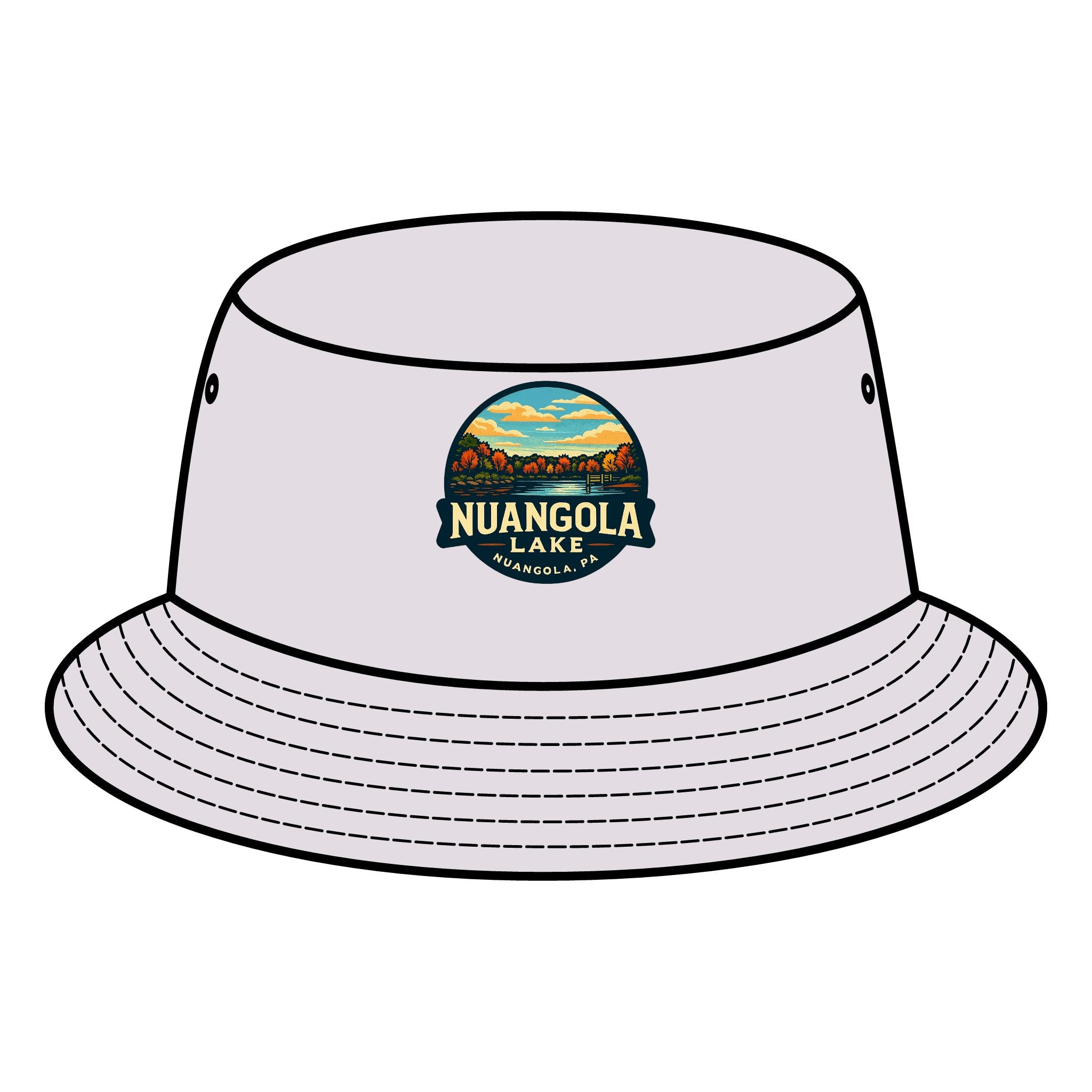 Lake Nuangola Bucket Hat | Fishing Hat