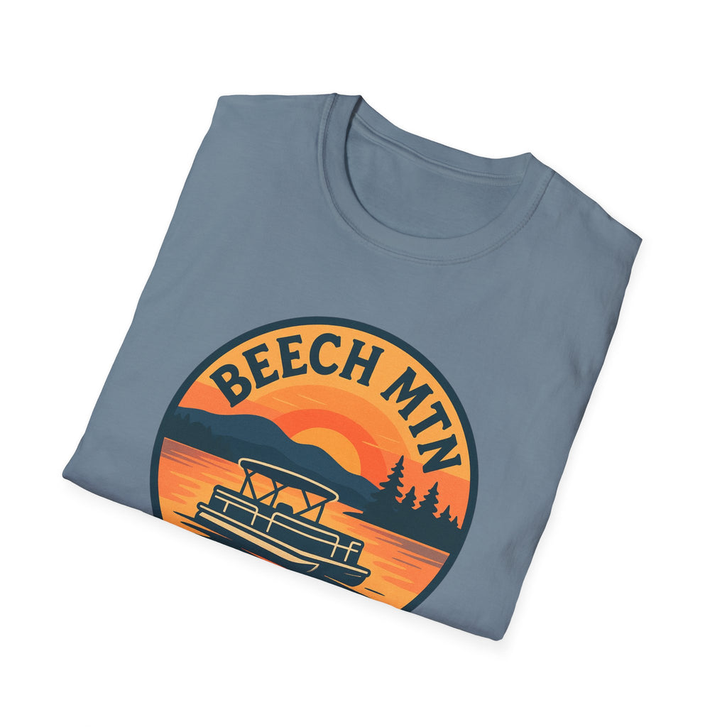 Beech Mountain T-Shirt | Unisex Softstyle Tee | Outdoor Adventure Apparel, Travel Gift, Summer Fashion, Nature Lover’s Shirt