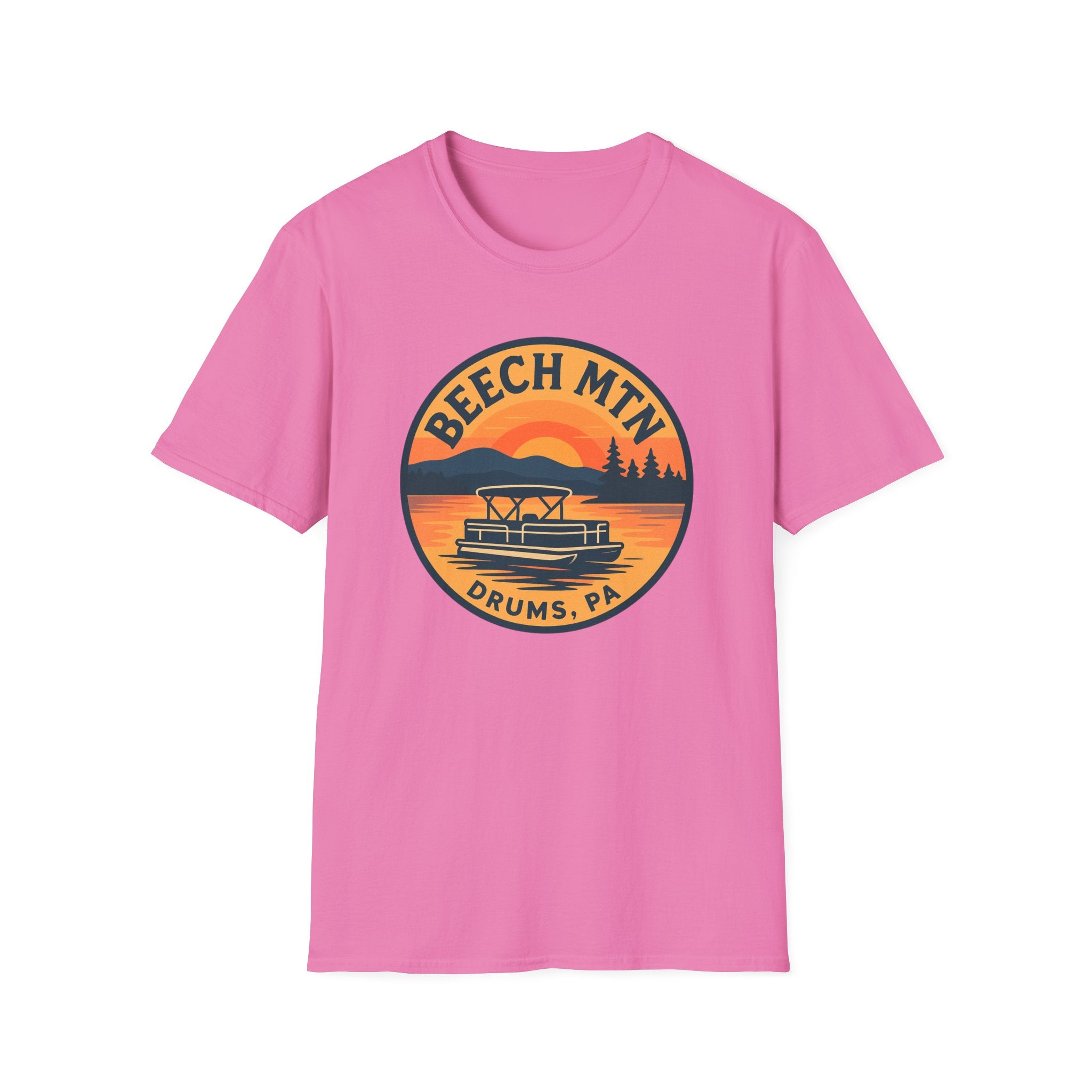 Beech Mountain T-Shirt | Unisex Softstyle Tee | Outdoor Adventure Apparel, Travel Gift, Summer Fashion, Nature Lover’s Shirt
