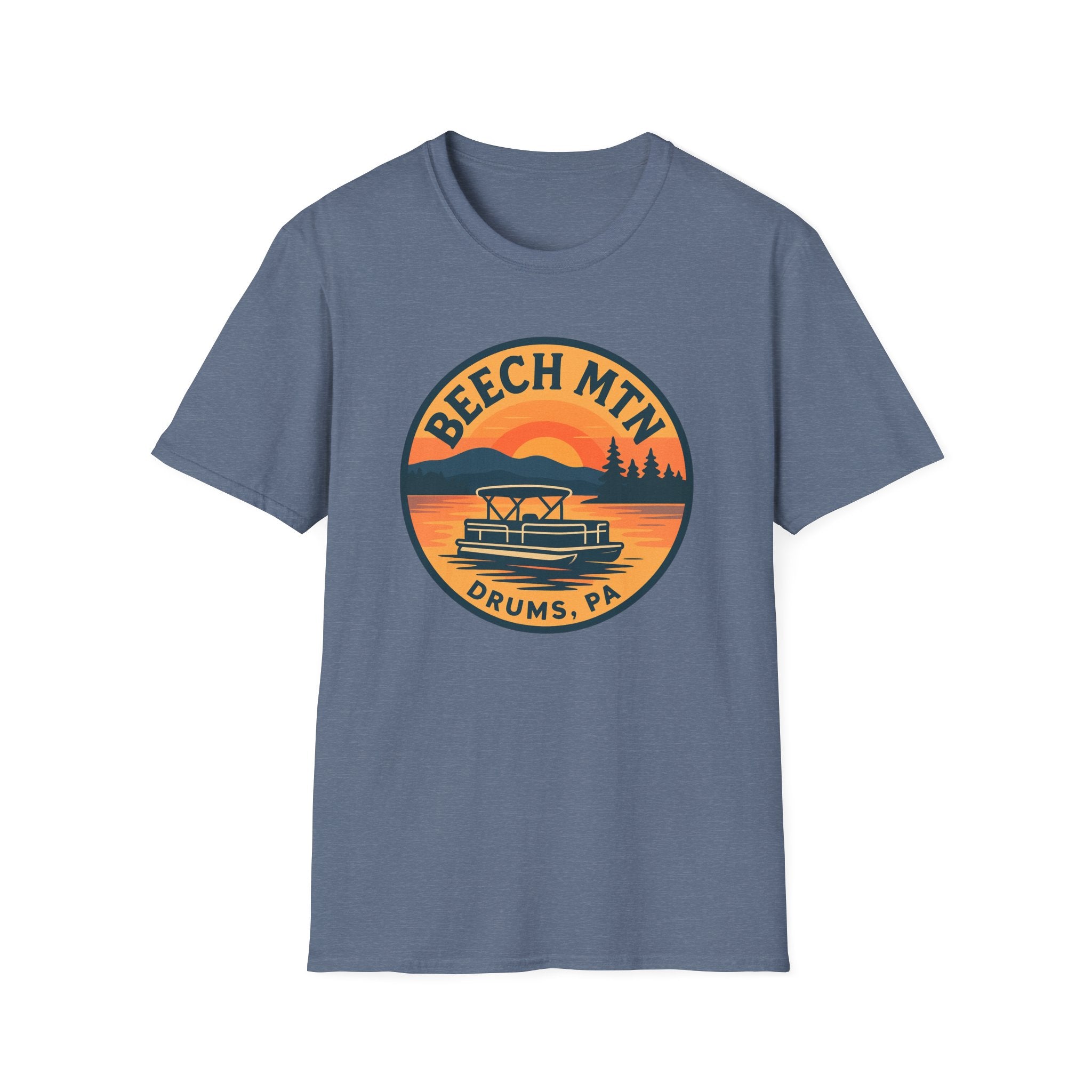 Beech Mountain T-Shirt | Unisex Softstyle Tee | Outdoor Adventure Apparel, Travel Gift, Summer Fashion, Nature Lover’s Shirt