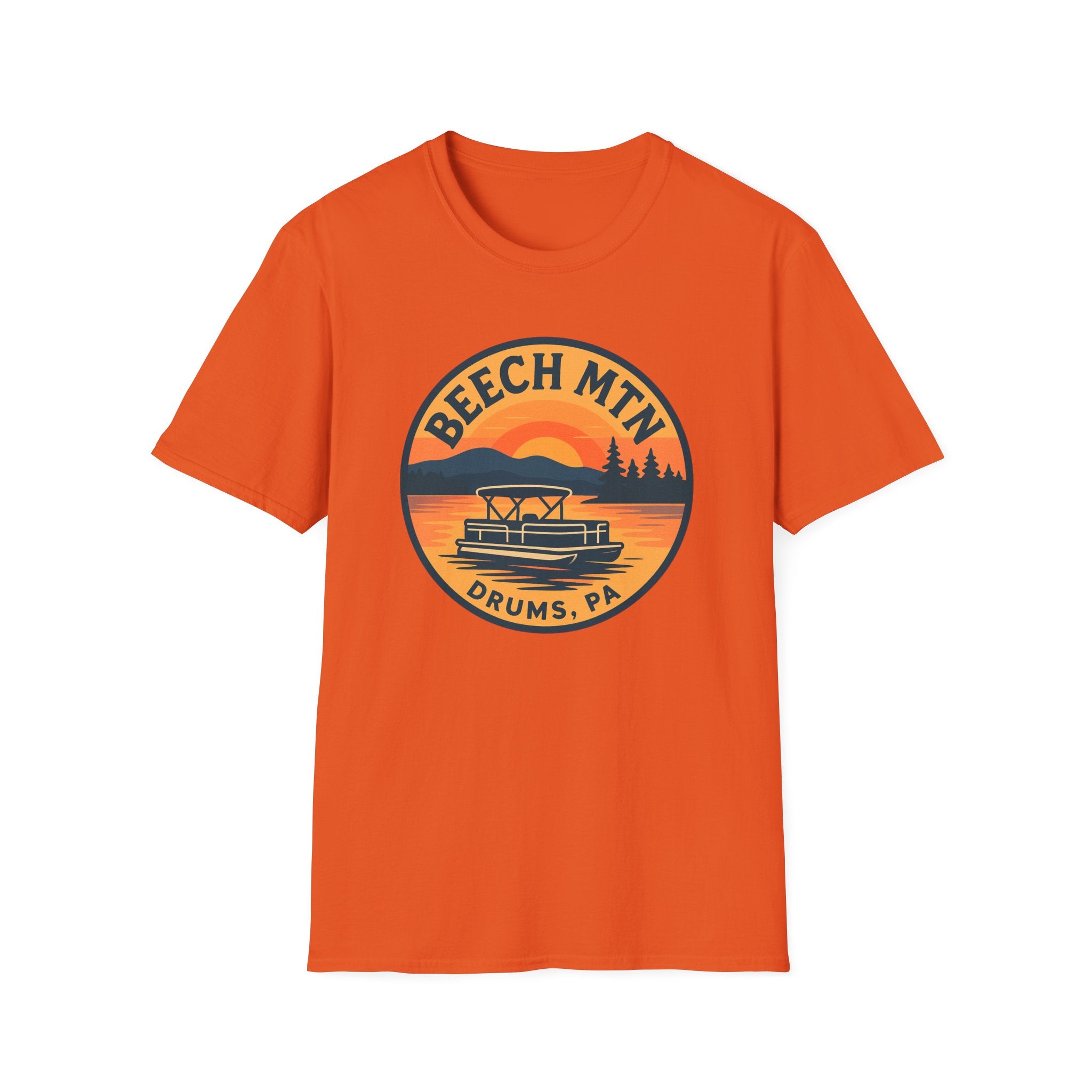 Beech Mountain T-Shirt | Unisex Softstyle Tee | Outdoor Adventure Apparel, Travel Gift, Summer Fashion, Nature Lover’s Shirt