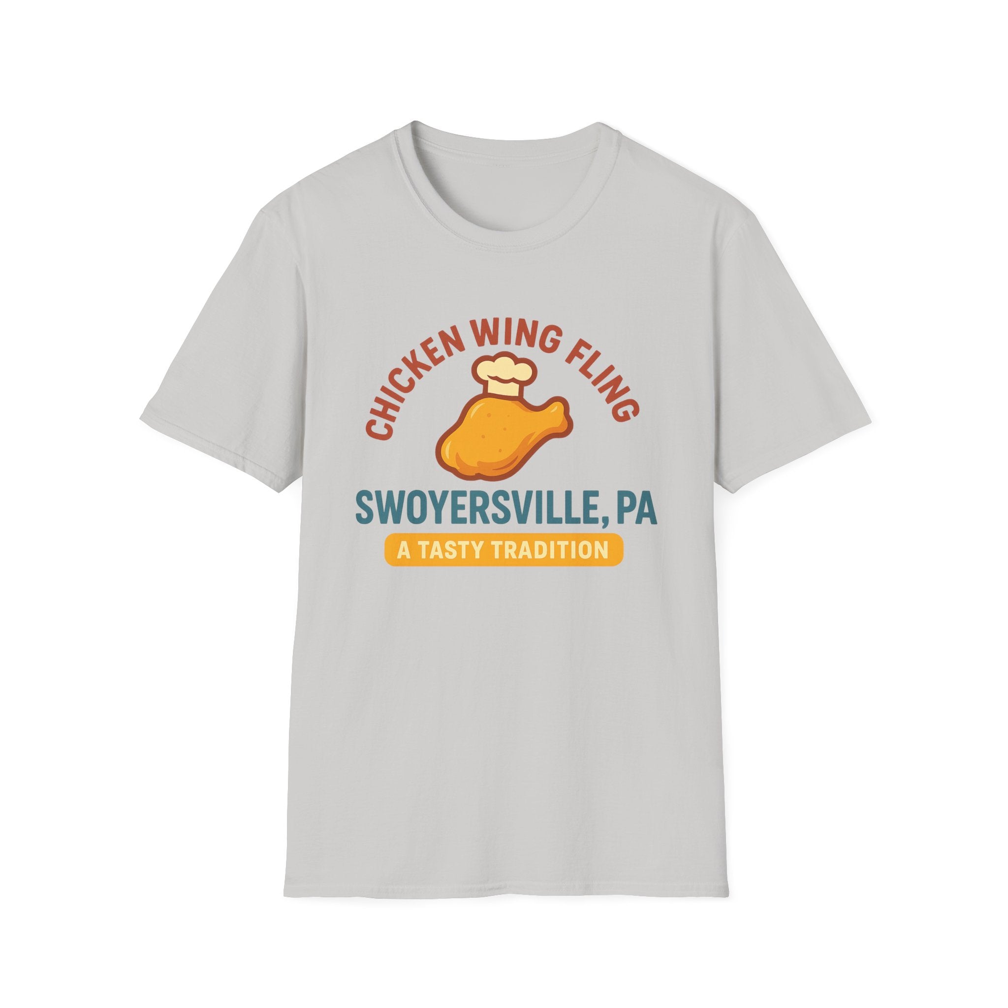 Retro Chicken Wing Fling T-Shirt | Swoyersville, PA