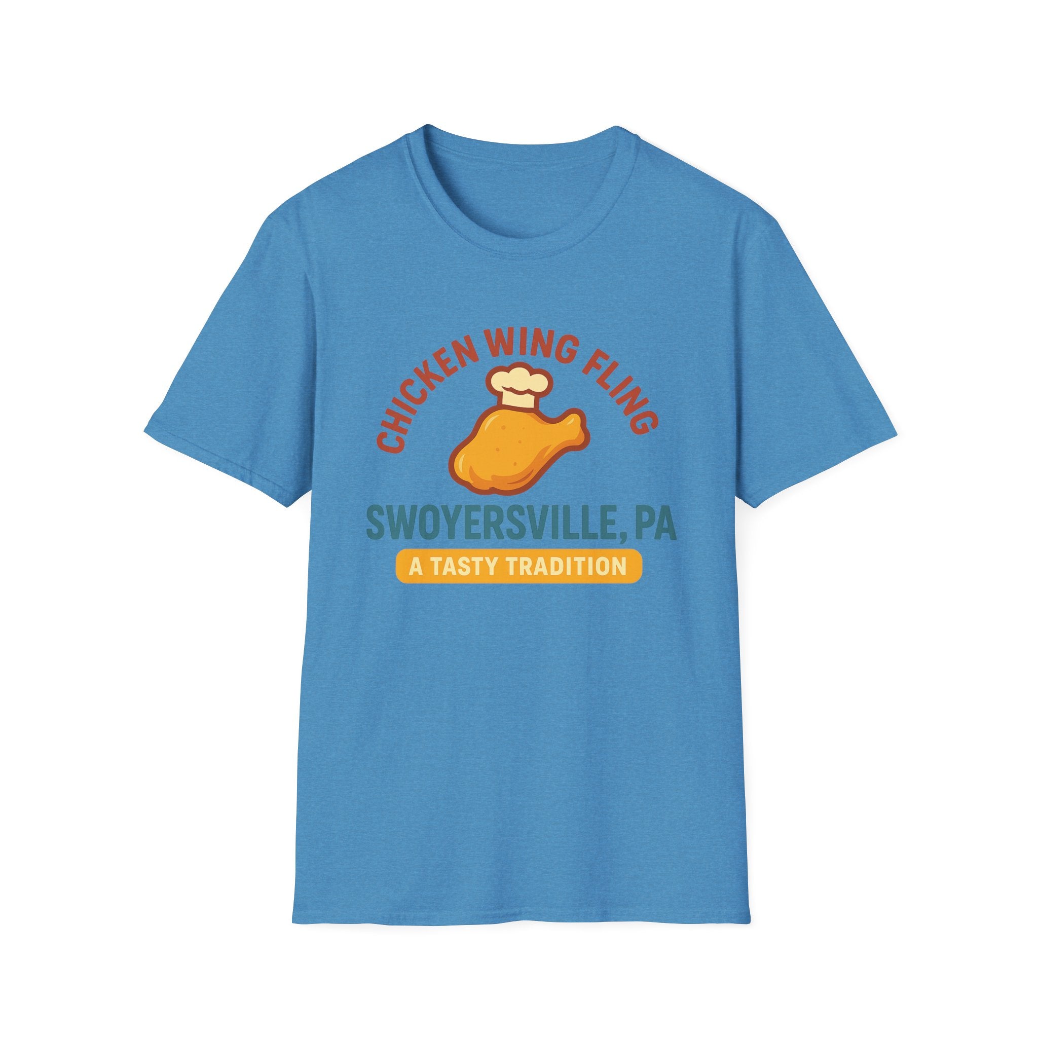 Retro Chicken Wing Fling T-Shirt | Swoyersville, PA