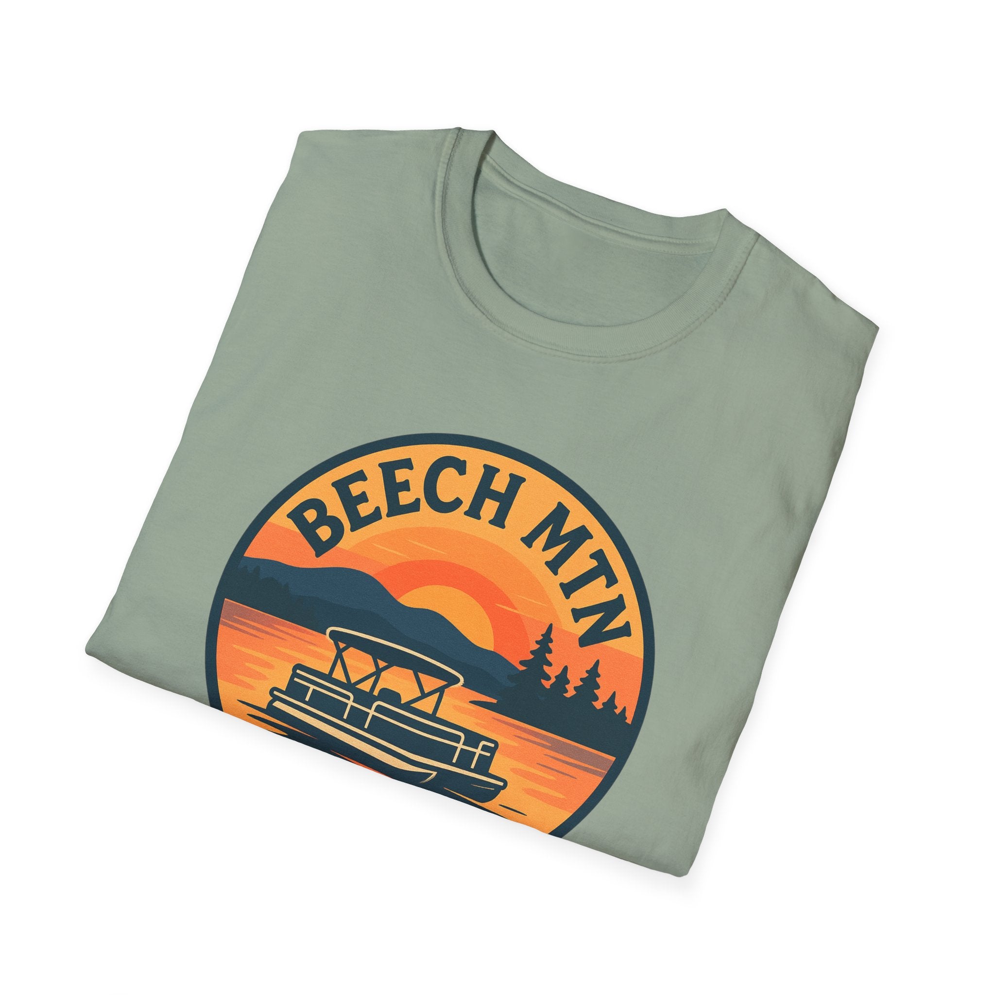Beech Mountain T-Shirt | Unisex Softstyle Tee | Outdoor Adventure Apparel, Travel Gift, Summer Fashion, Nature Lover’s Shirt