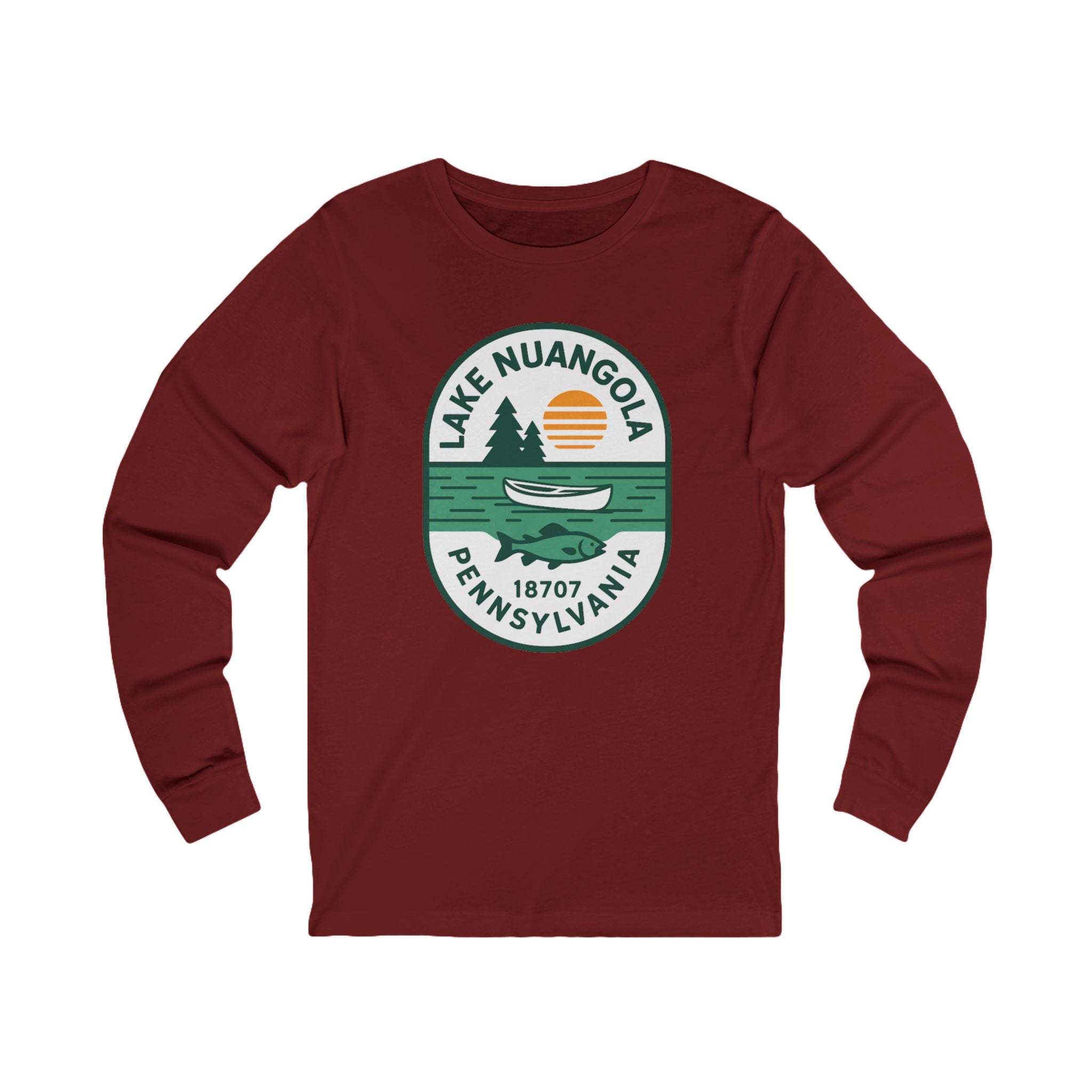 Lake Nuangola Long Sleeve | Mountain Top PA Lake Life Tee