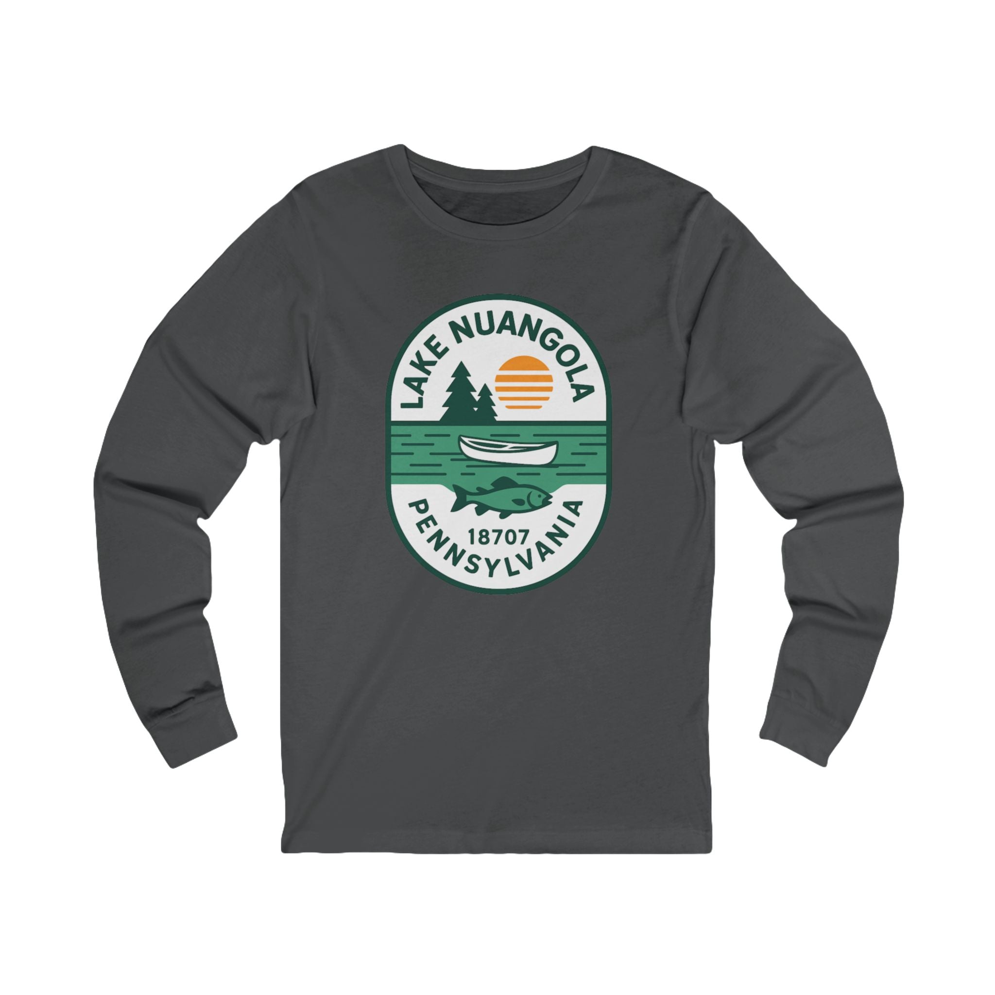 Lake Nuangola Long Sleeve | Mountain Top PA Lake Life Tee