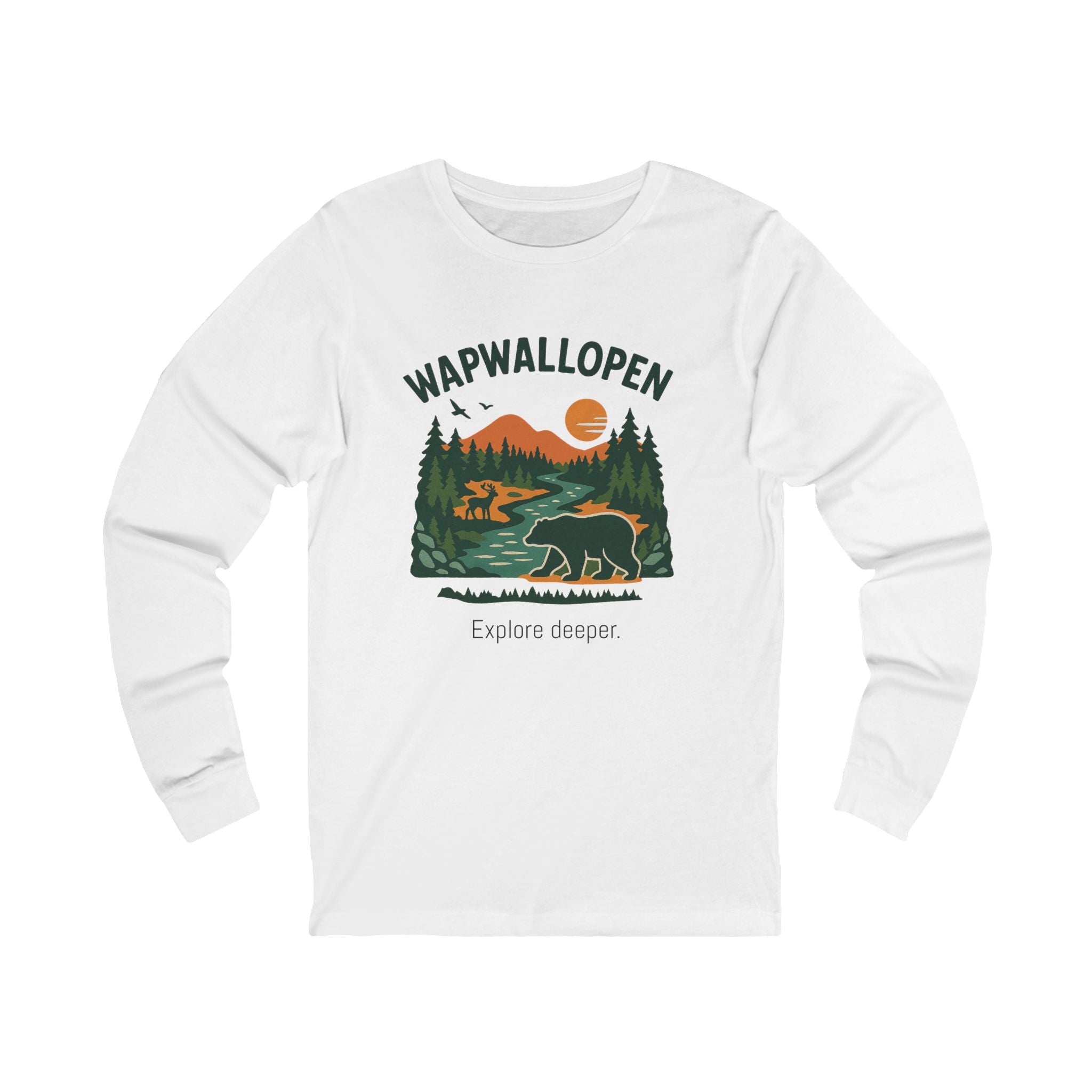 Wapwallopen PA Long Sleeve T-Shirt | NEPA Outdoor Tee