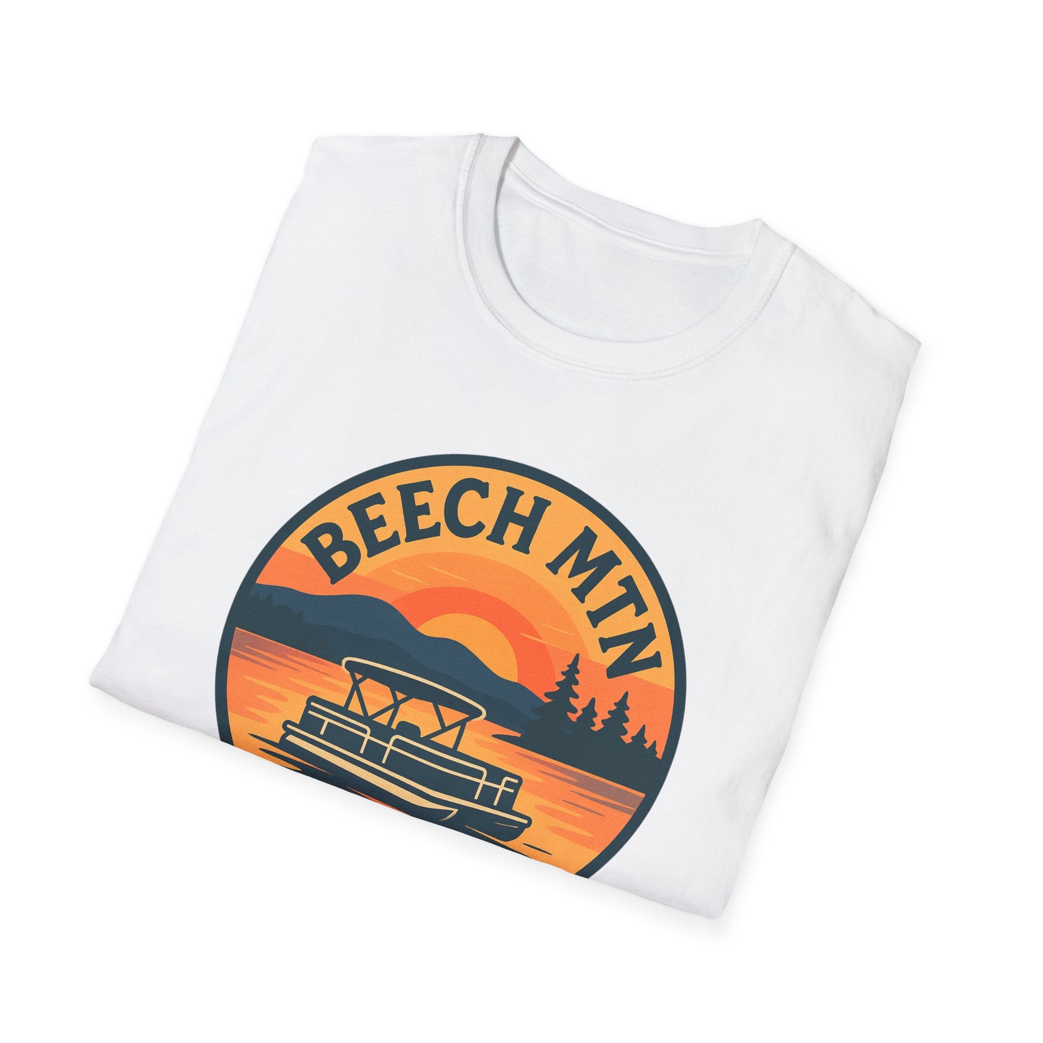 Beech Mountain T-Shirt | Unisex Softstyle Tee | Outdoor Adventure Apparel, Travel Gift, Summer Fashion, Nature Lover’s Shirt