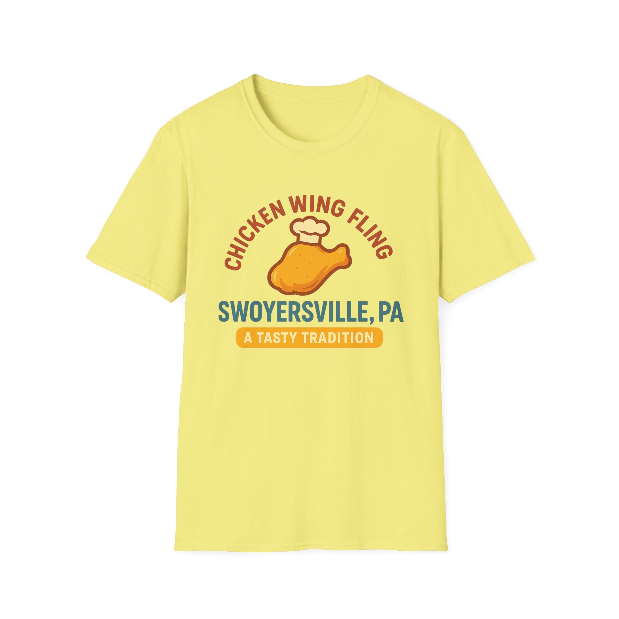 Retro Chicken Wing Fling T-Shirt | Swoyersville, PA