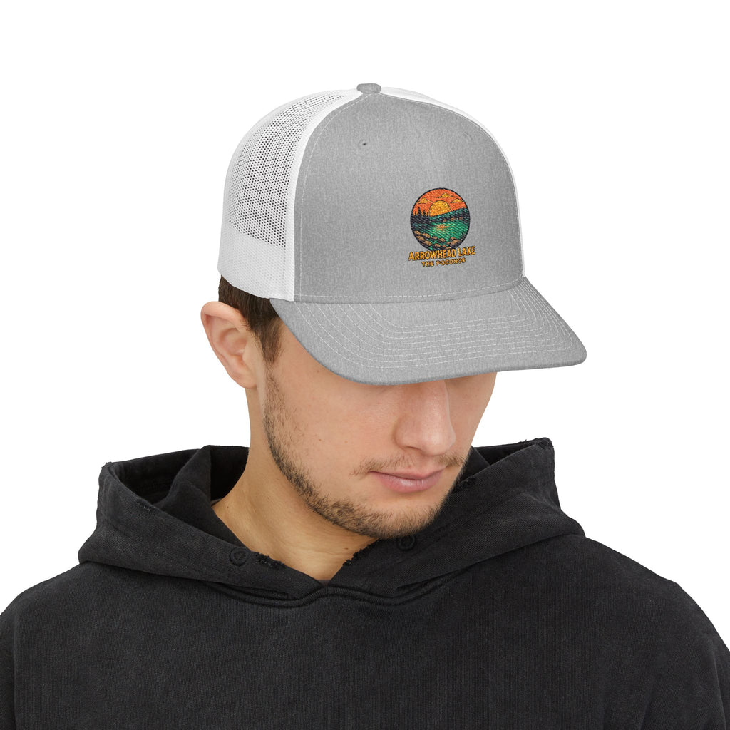 Arrowhead Lake Snapback Trucker Hat | Poconos Adventure Cap