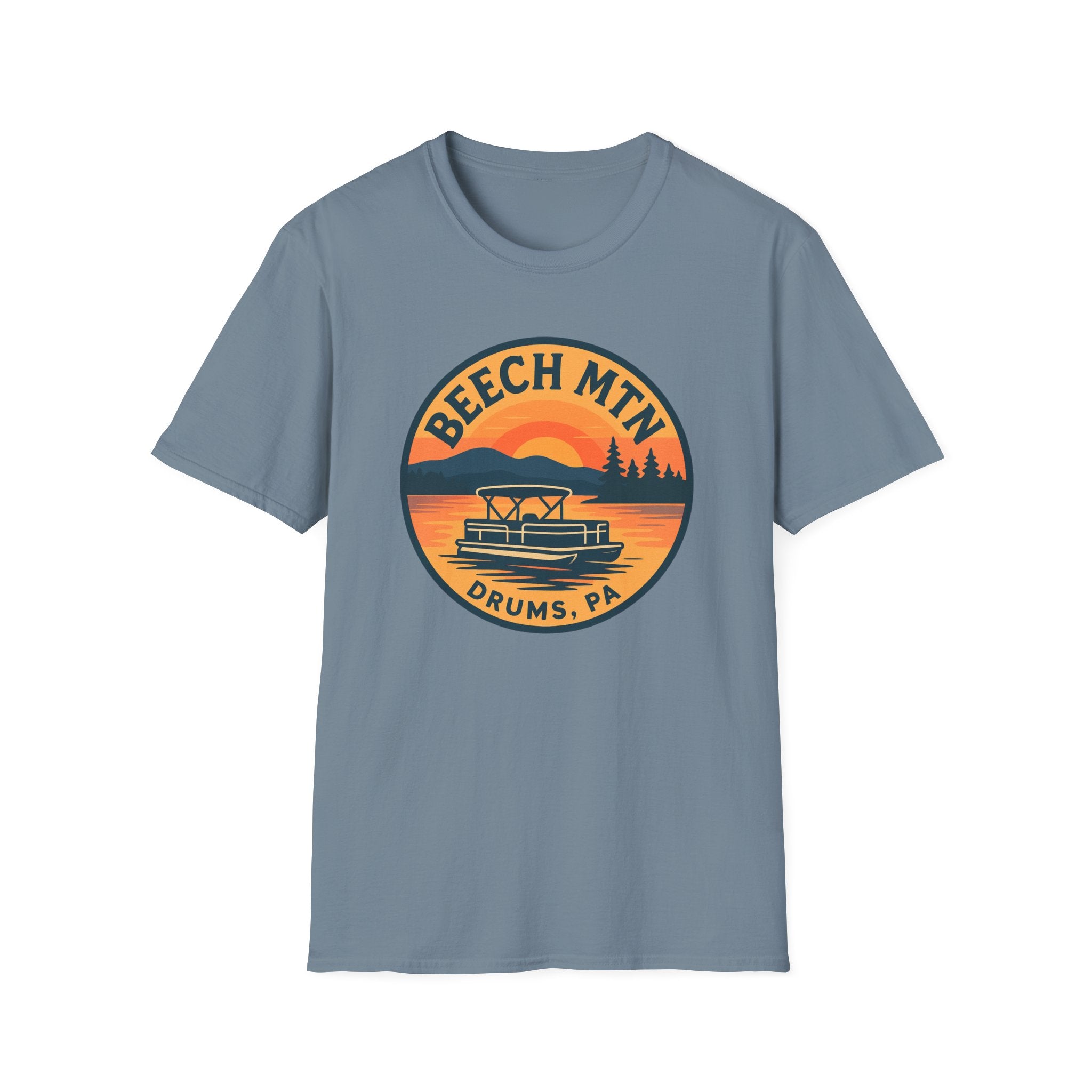Beech Mountain T-Shirt | Unisex Softstyle Tee | Outdoor Adventure Apparel, Travel Gift, Summer Fashion, Nature Lover’s Shirt