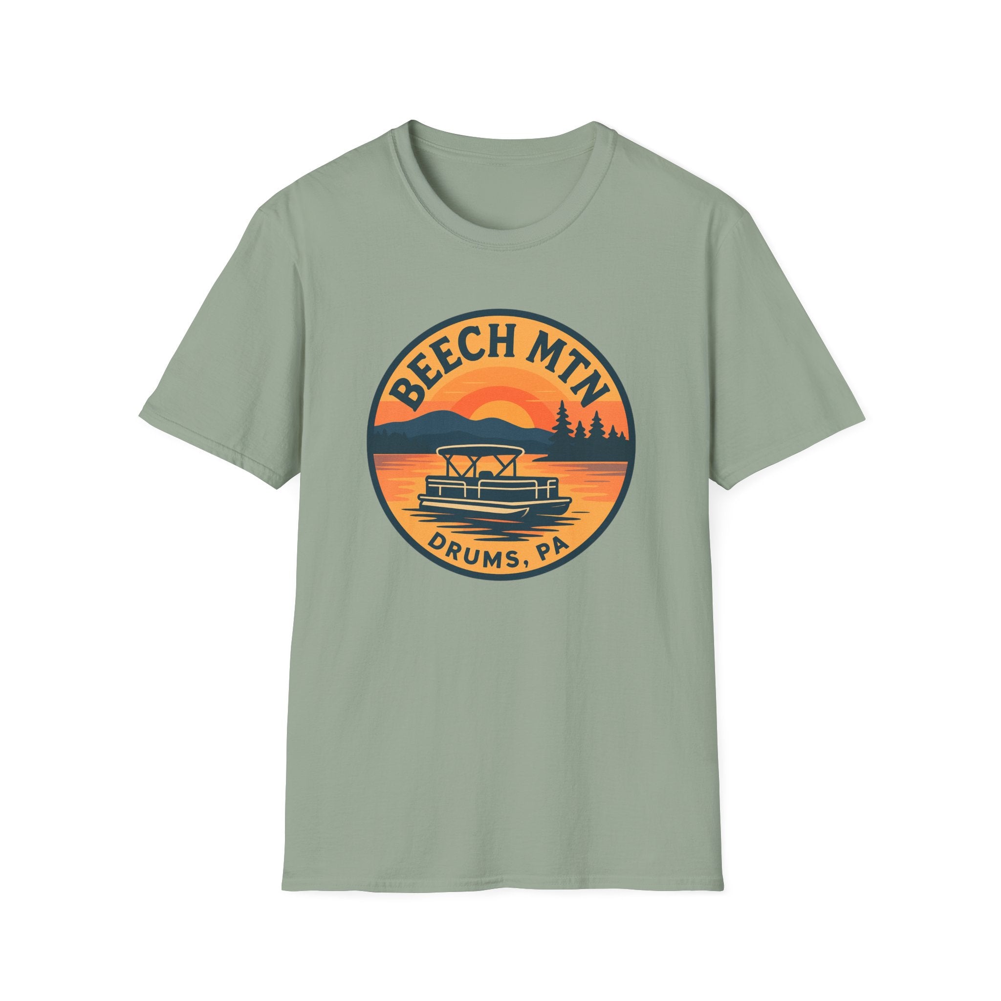 Beech Mountain T-Shirt | Unisex Softstyle Tee | Outdoor Adventure Apparel, Travel Gift, Summer Fashion, Nature Lover’s Shirt