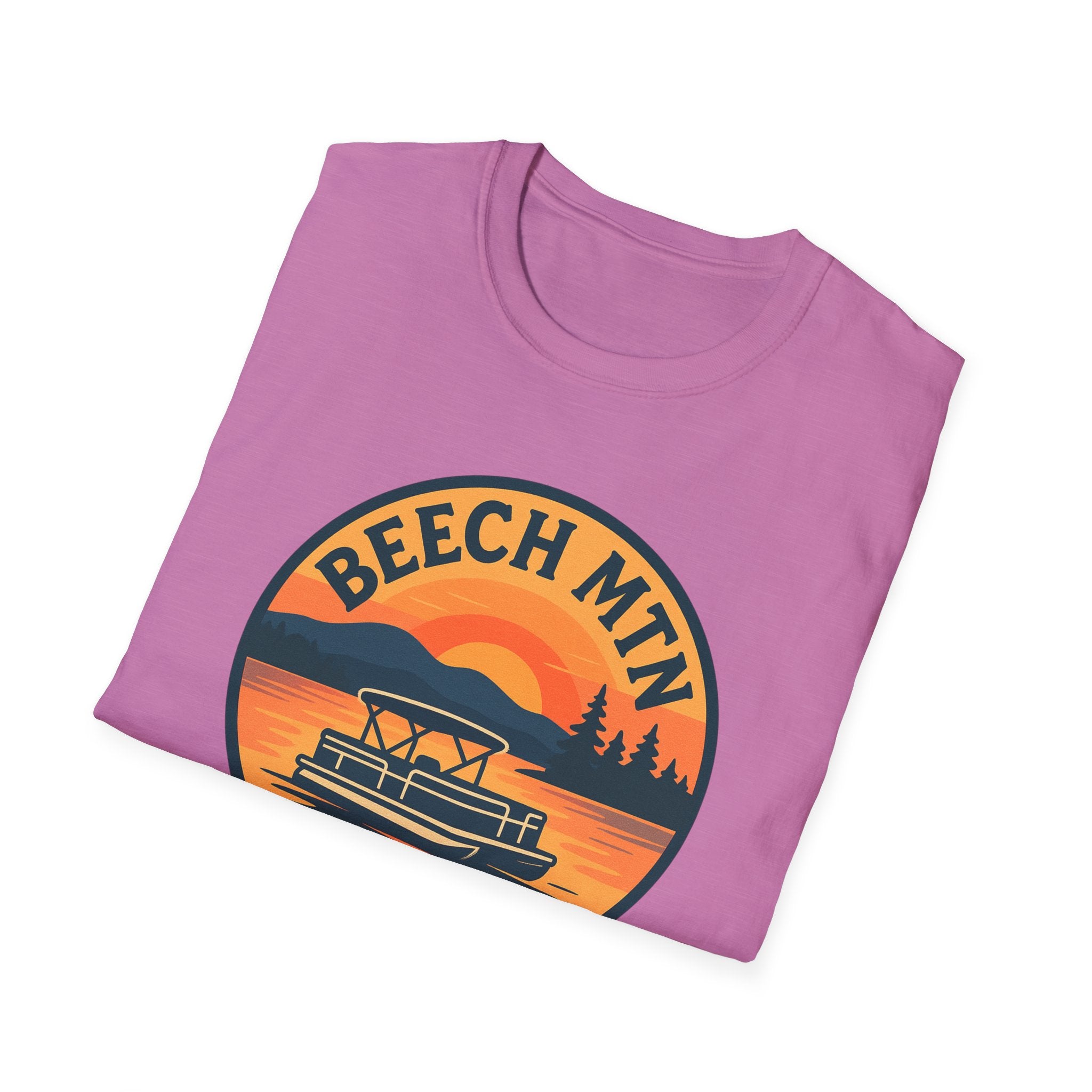 Beech Mountain T-Shirt | Unisex Softstyle Tee | Outdoor Adventure Apparel, Travel Gift, Summer Fashion, Nature Lover’s Shirt