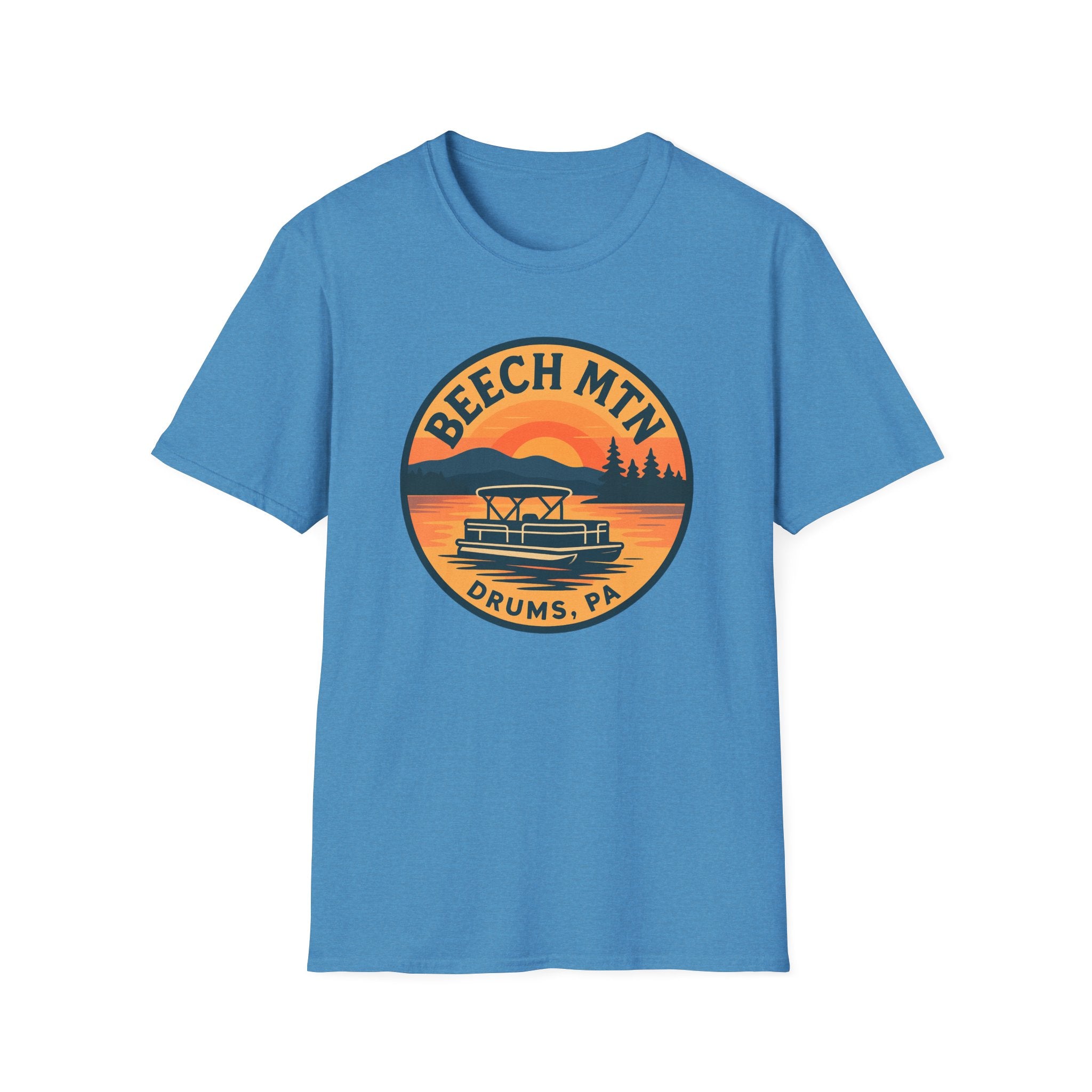 Beech Mountain T-Shirt | Unisex Softstyle Tee | Outdoor Adventure Apparel, Travel Gift, Summer Fashion, Nature Lover’s Shirt