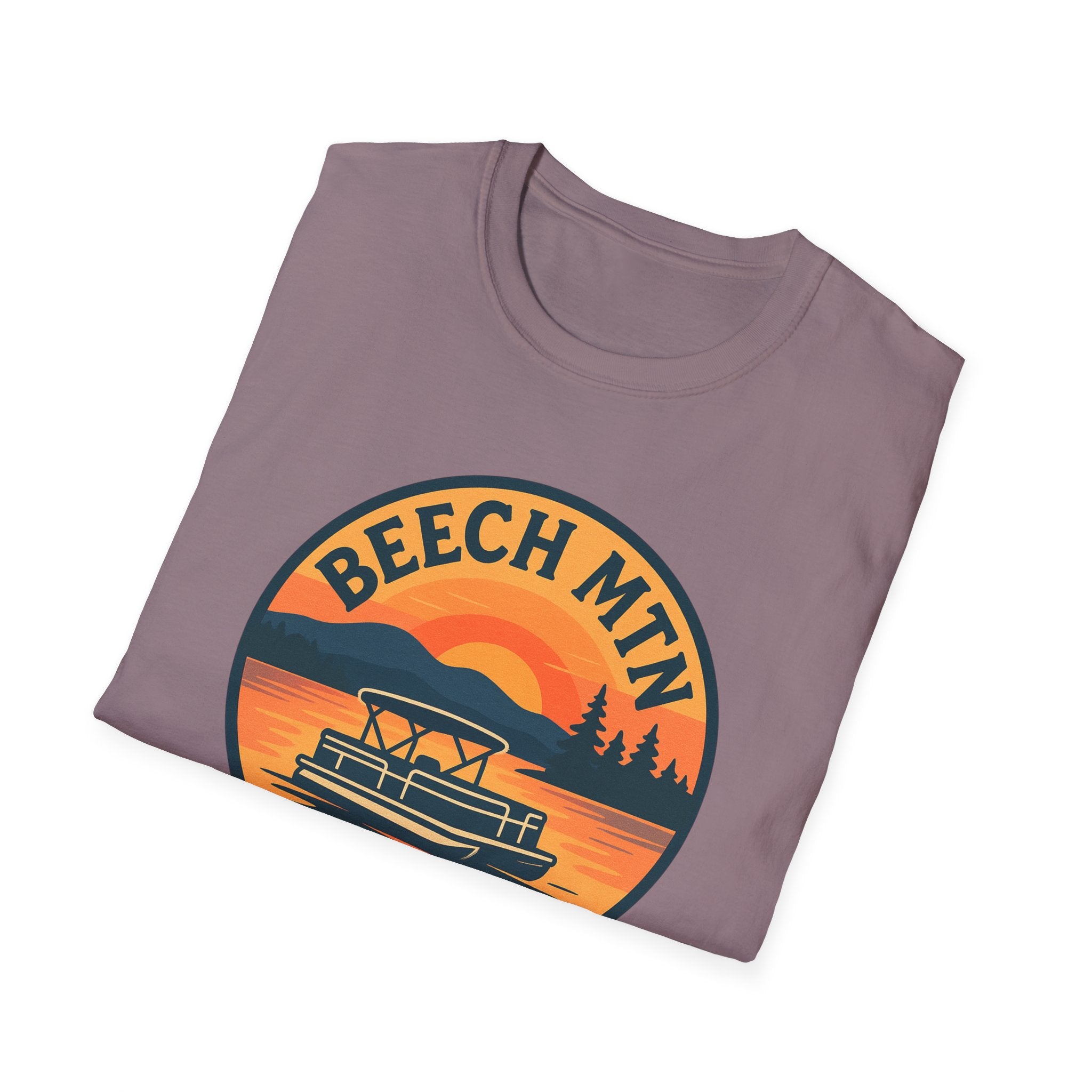 Beech Mountain T-Shirt | Unisex Softstyle Tee | Outdoor Adventure Apparel, Travel Gift, Summer Fashion, Nature Lover’s Shirt