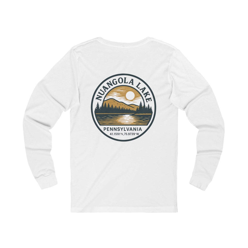 Lake Nuangola Scenic Long Sleeve | Mountain Top PA Lake Tee