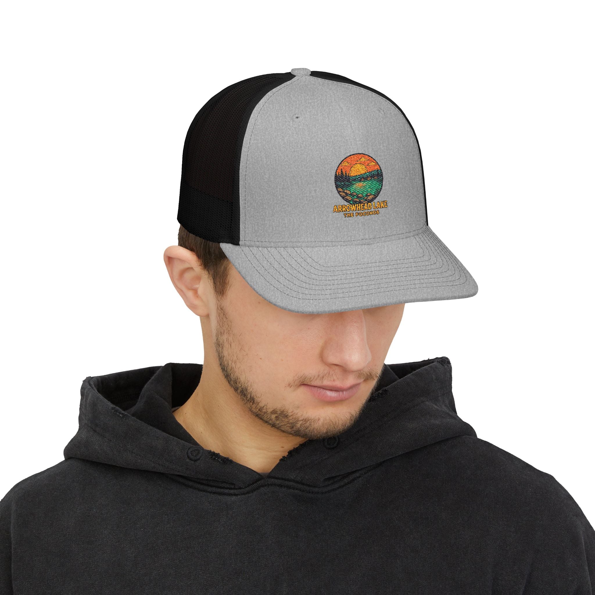 Arrowhead Lake Snapback Trucker Hat | Poconos Adventure Cap
