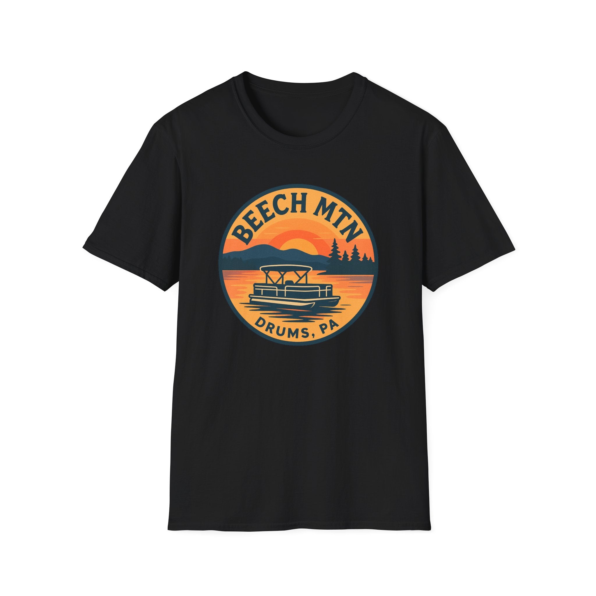 Beech Mountain T-Shirt | Unisex Softstyle Tee | Outdoor Adventure Apparel, Travel Gift, Summer Fashion, Nature Lover’s Shirt