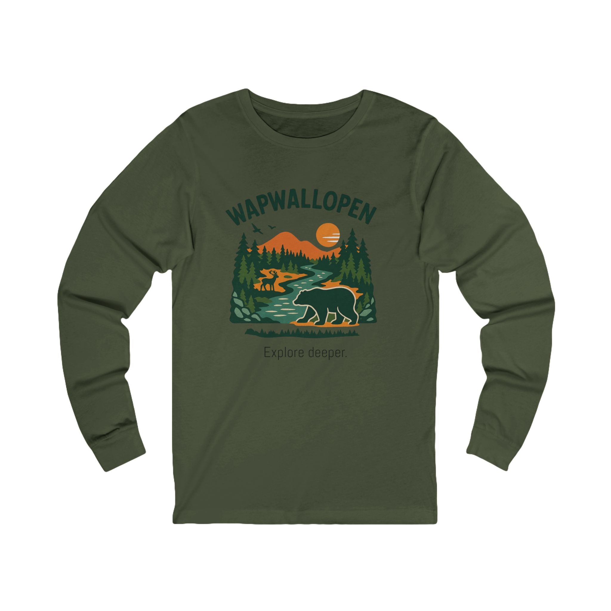 Wapwallopen PA Long Sleeve T-Shirt | NEPA Outdoor Tee