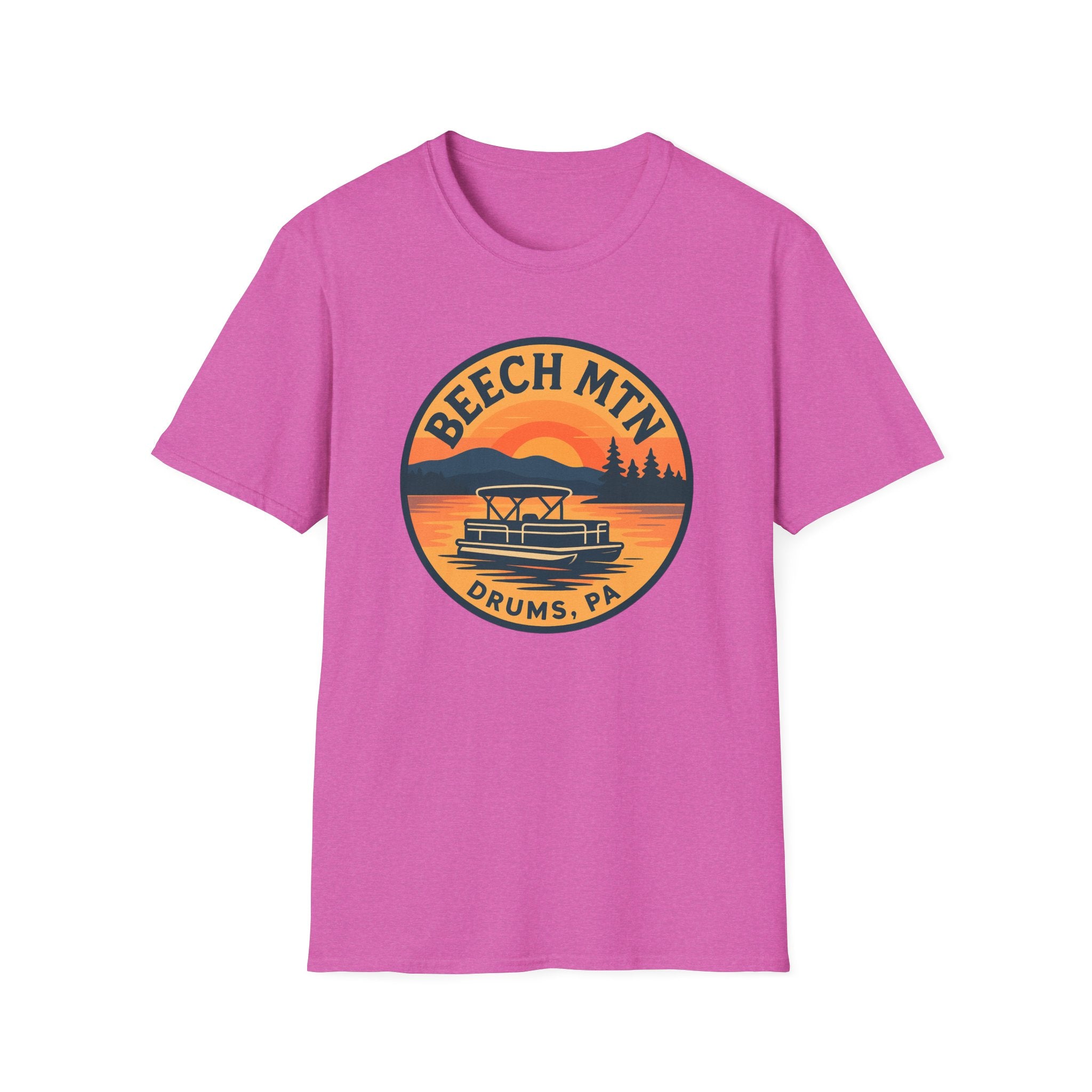 Beech Mountain T-Shirt | Unisex Softstyle Tee | Outdoor Adventure Apparel, Travel Gift, Summer Fashion, Nature Lover’s Shirt
