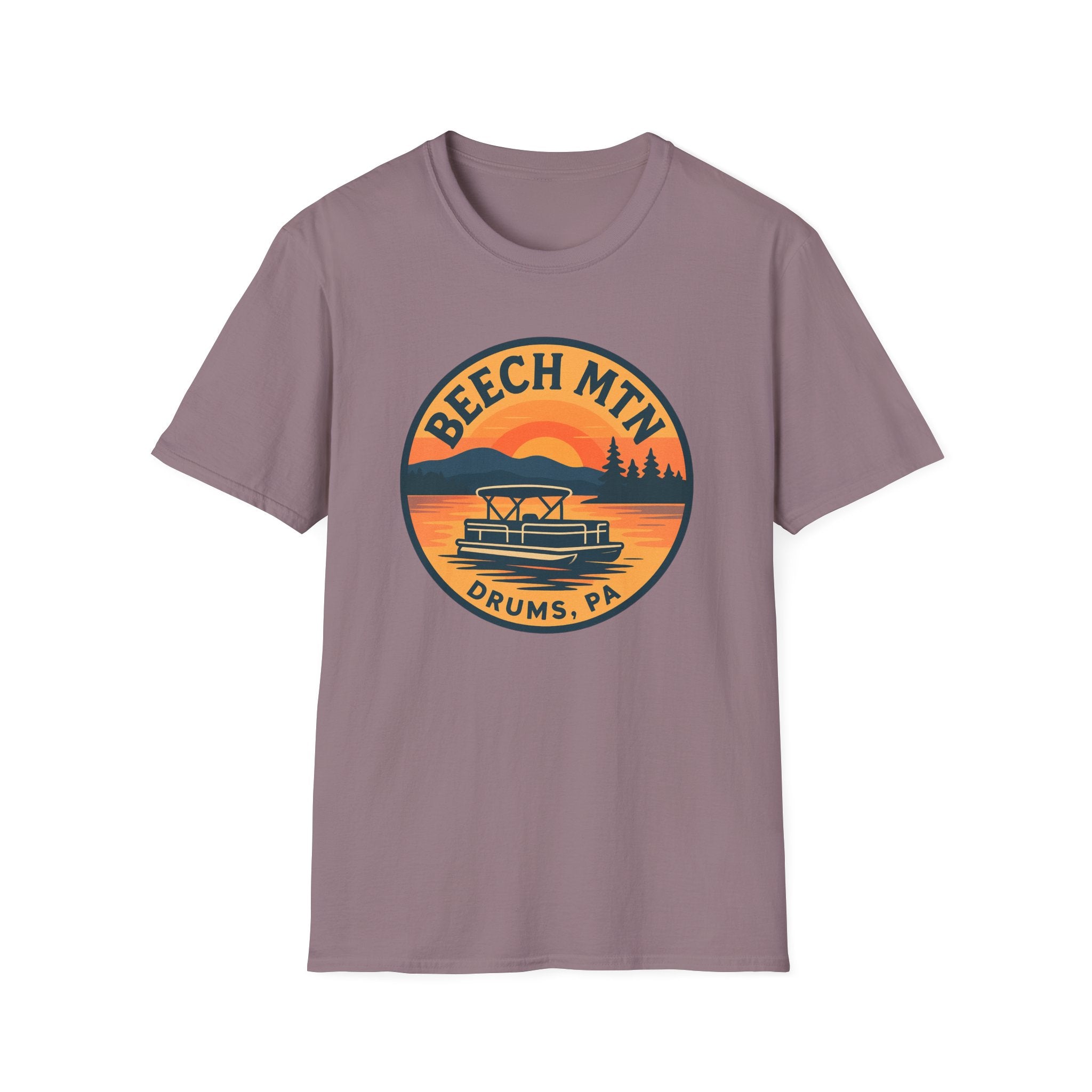 Beech Mountain T-Shirt | Unisex Softstyle Tee | Outdoor Adventure Apparel, Travel Gift, Summer Fashion, Nature Lover’s Shirt