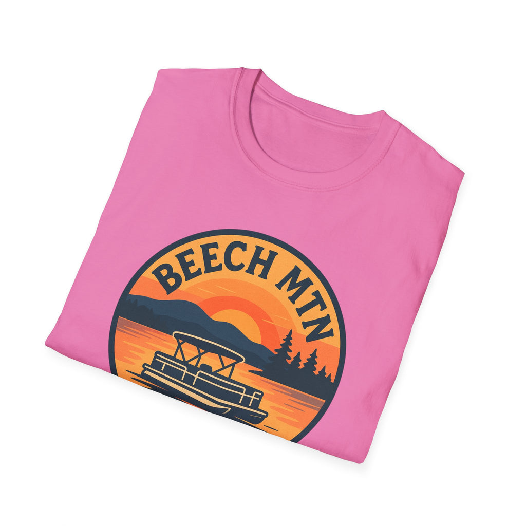 Beech Mountain T-Shirt | Unisex Softstyle Tee | Outdoor Adventure Apparel, Travel Gift, Summer Fashion, Nature Lover’s Shirt