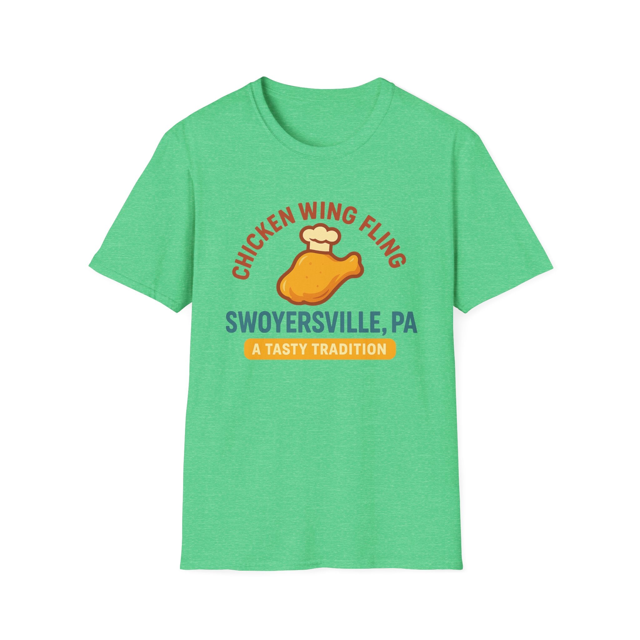 Retro Chicken Wing Fling T-Shirt | Swoyersville, PA