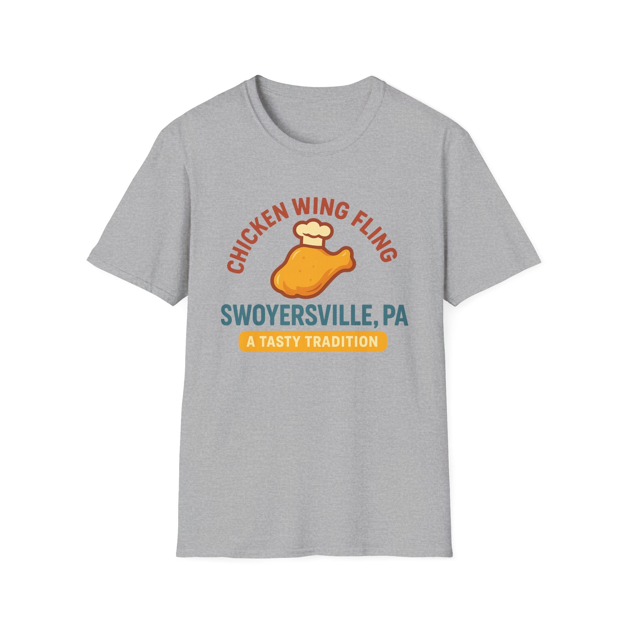 Retro Chicken Wing Fling T-Shirt | Swoyersville, PA