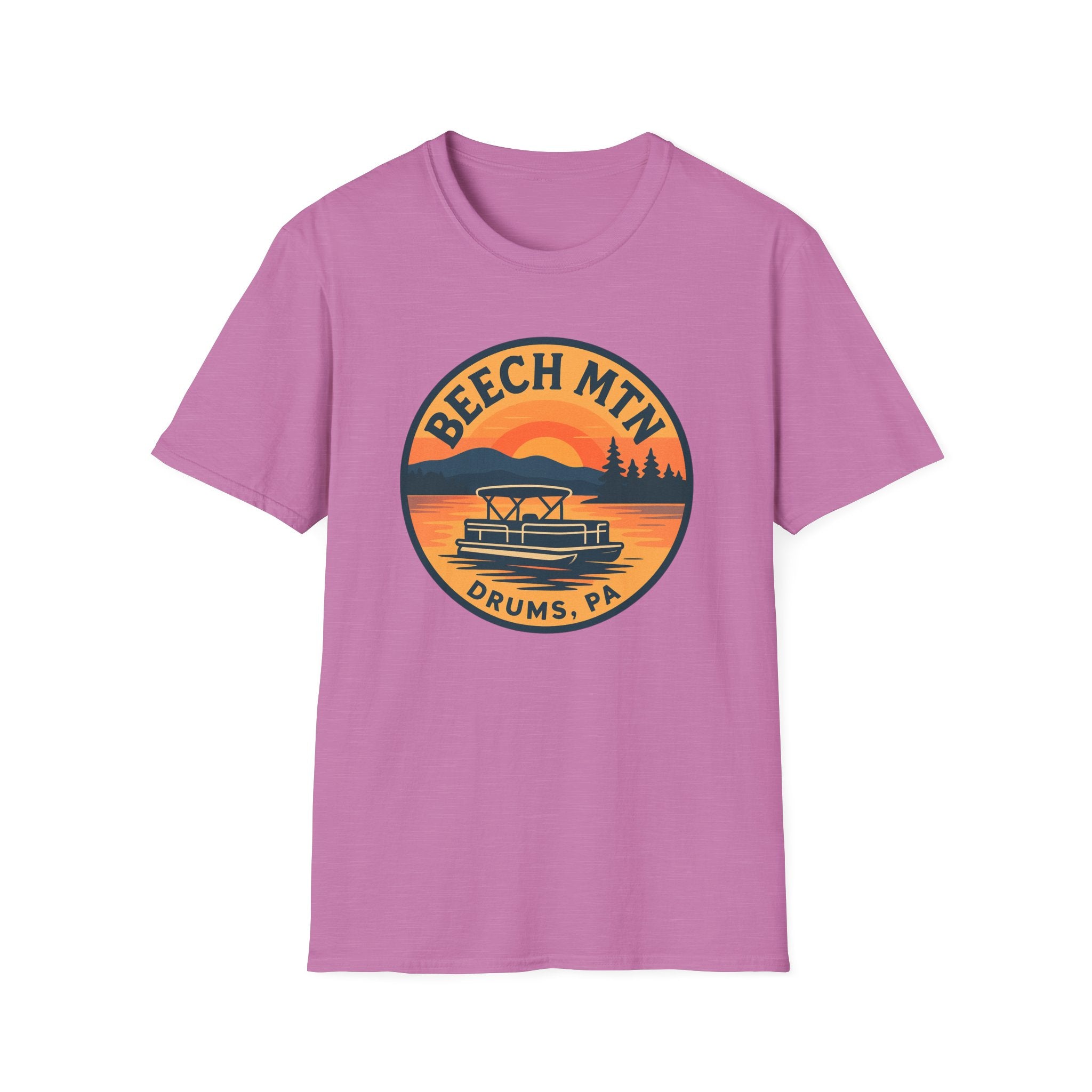 Beech Mountain T-Shirt | Unisex Softstyle Tee | Outdoor Adventure Apparel, Travel Gift, Summer Fashion, Nature Lover’s Shirt