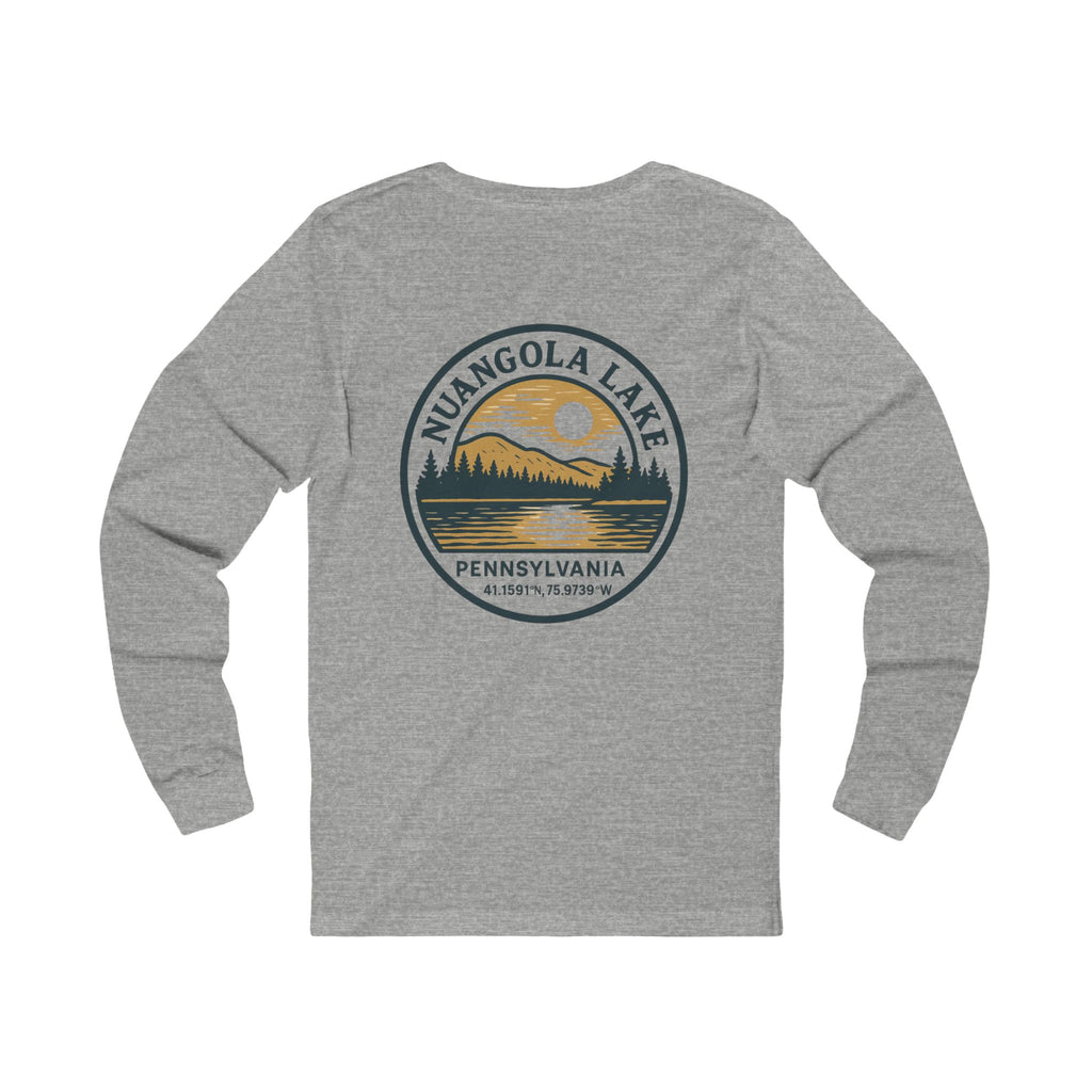 Lake Nuangola Scenic Long Sleeve | Mountain Top PA Lake Tee